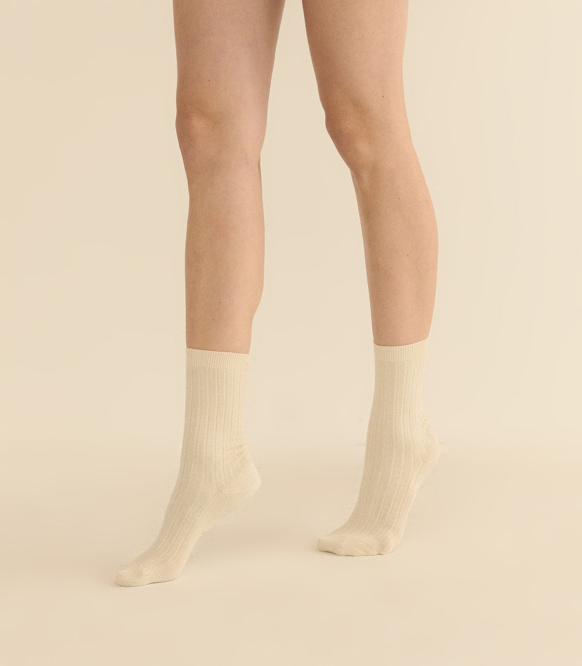 COLLÉGIEN VICTOIRE GLITTER CREW SOCKS -- DOUX ANGEUAX