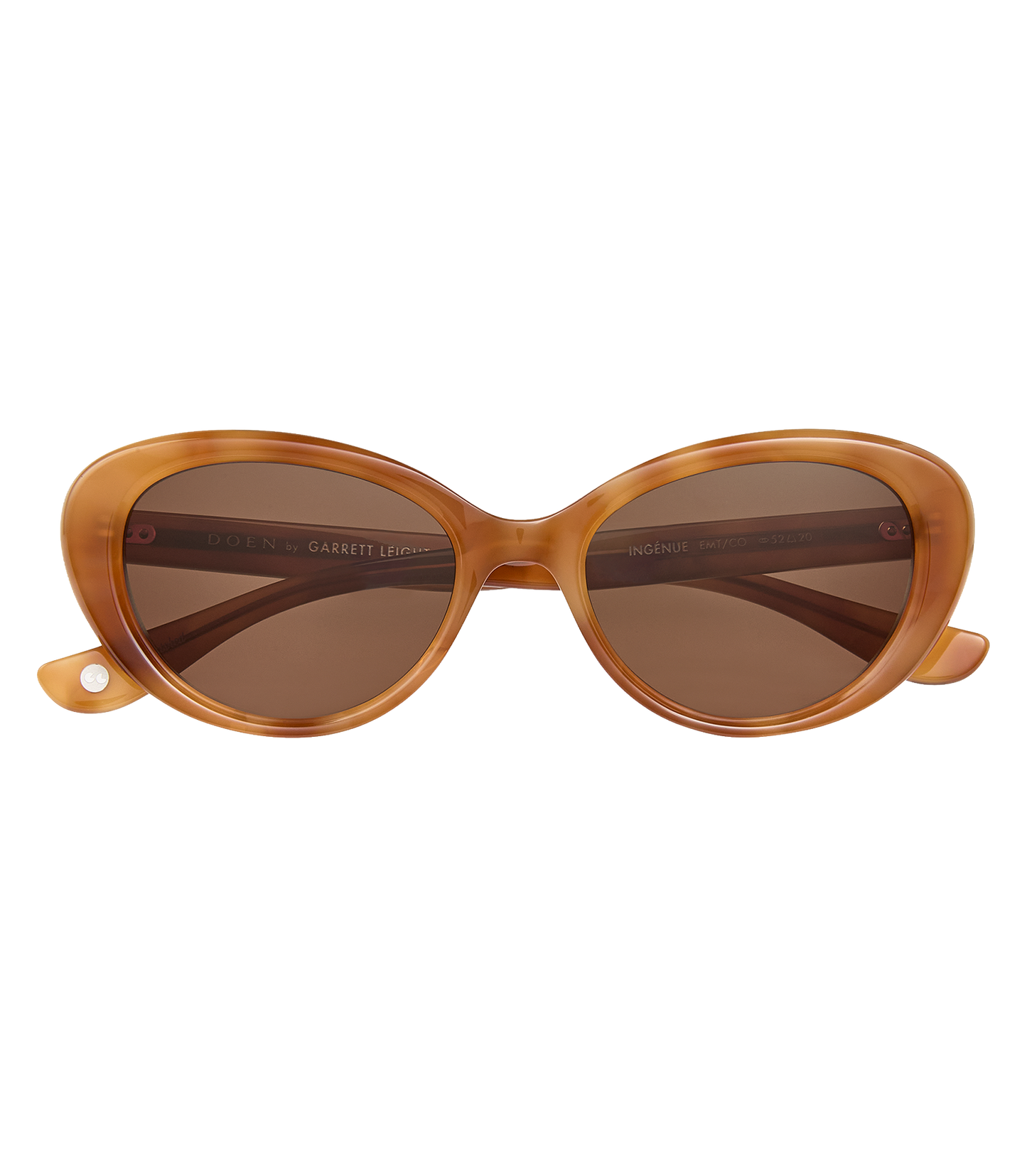 DÔEN BY GARRETT LEIGHT INGÉNUE SUNGLASSES -- EMBER TORTOISE