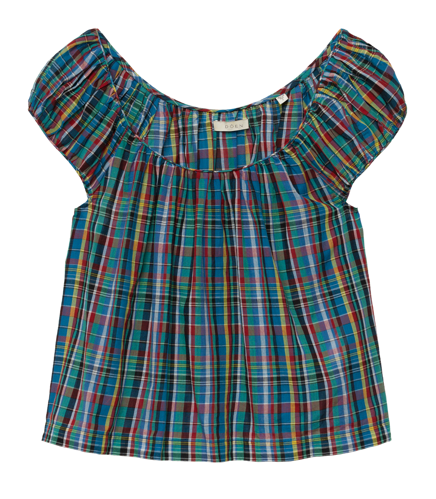 JESSA TOP -- ALDERBROOK PLAID
