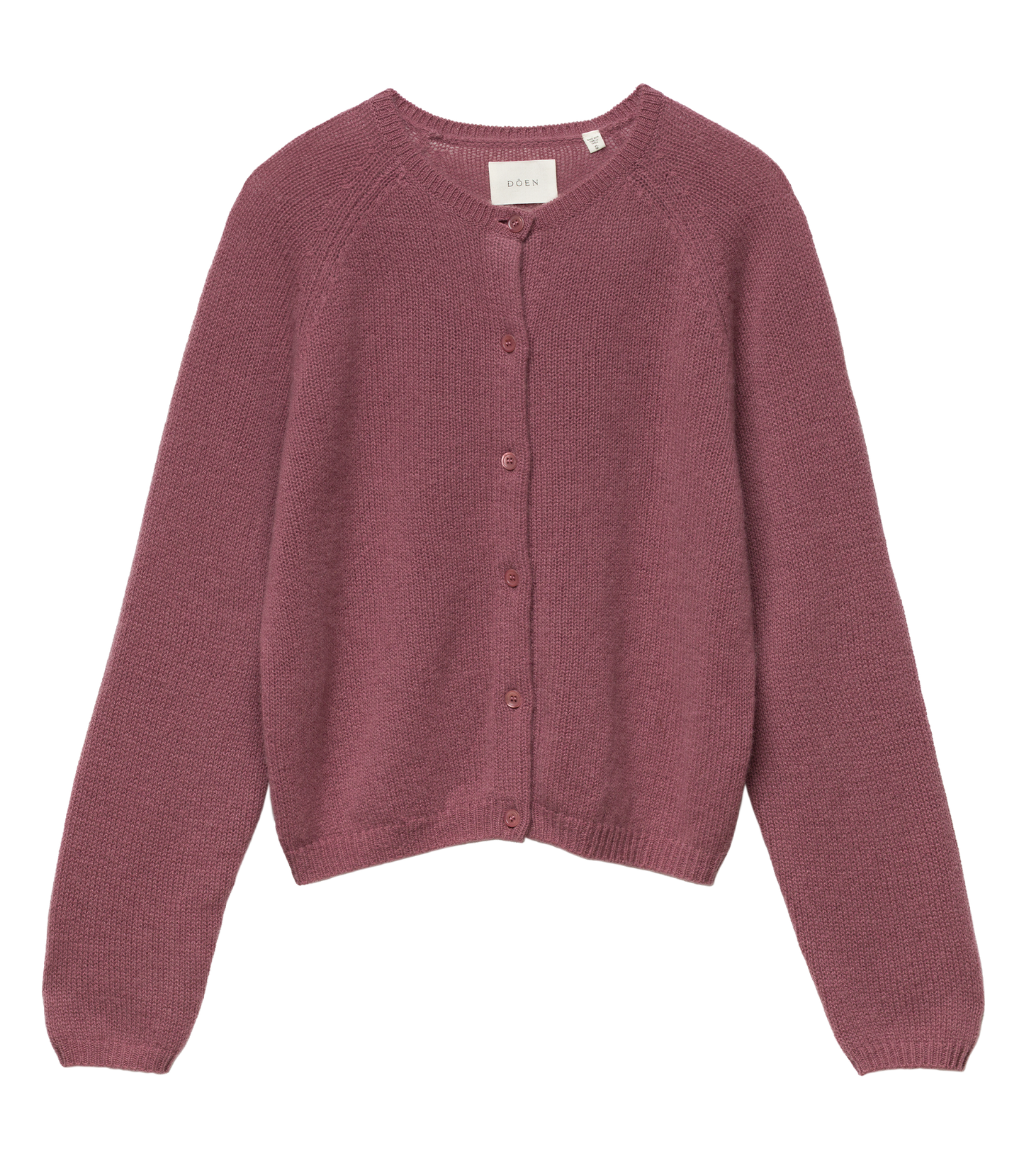 PEROLINE CASHMERE CARDIGAN -- ROSE MAUVE