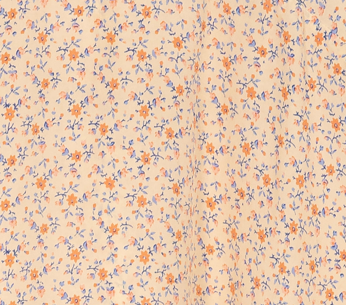 HMD -- BAUDOIN DRESS -- PEACH MARTHA'S GARDEN PRINT