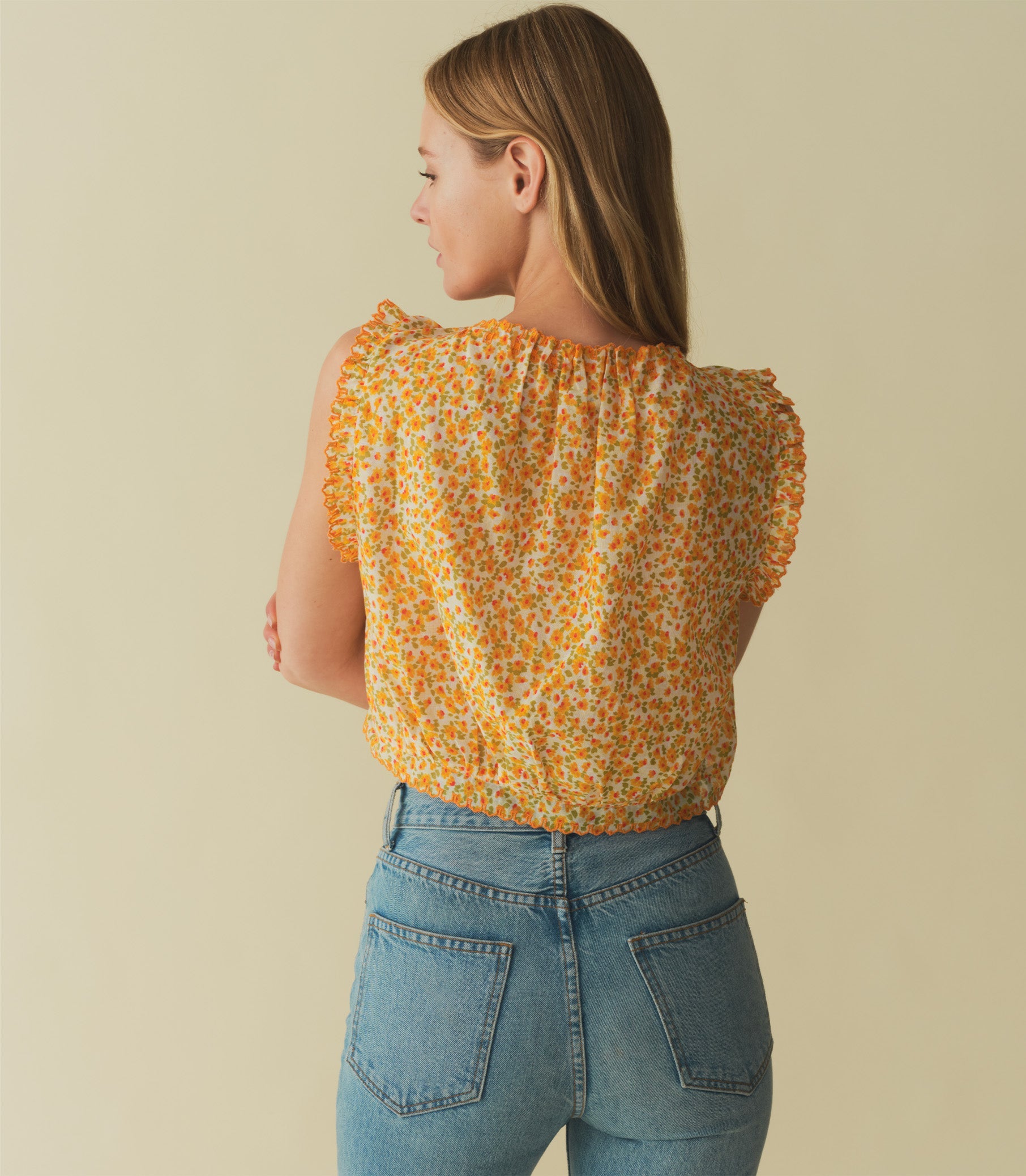HMD -- TRAVELER TOP -- CLEMENTINE DAISY FIELDS view 5
