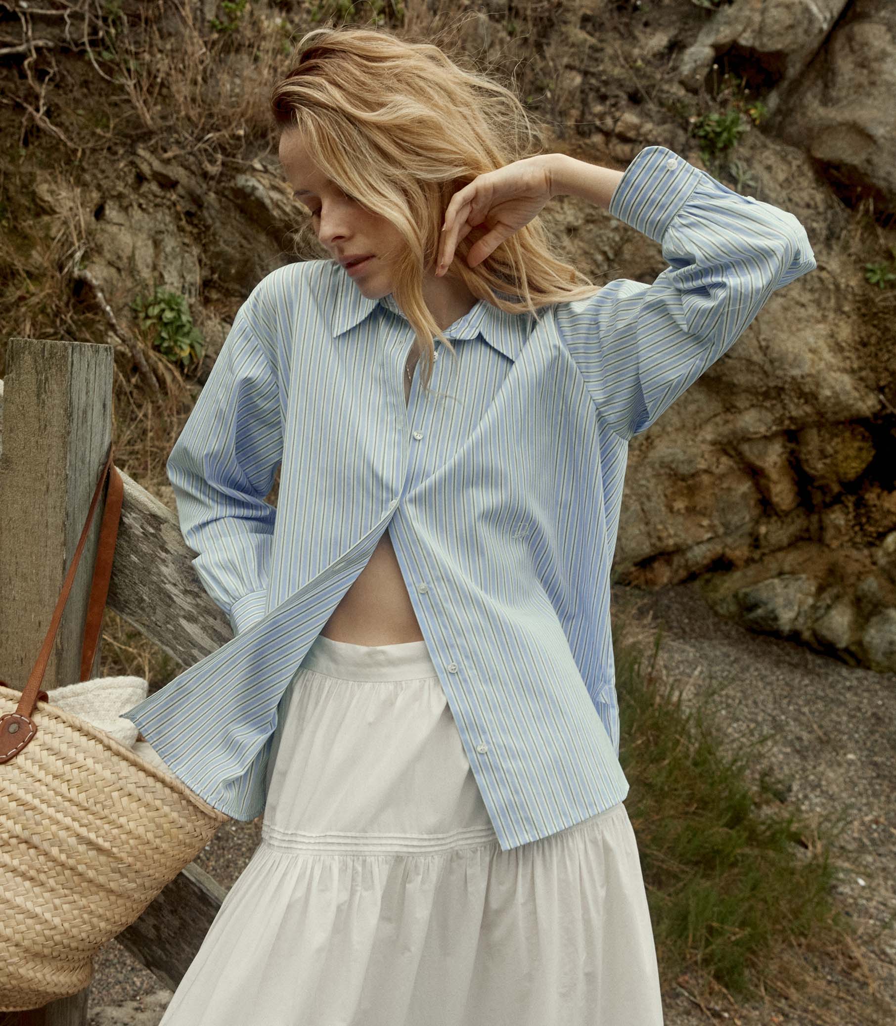 HMD -- HAVA TOP -- SANTORINI STRIPE view 2

