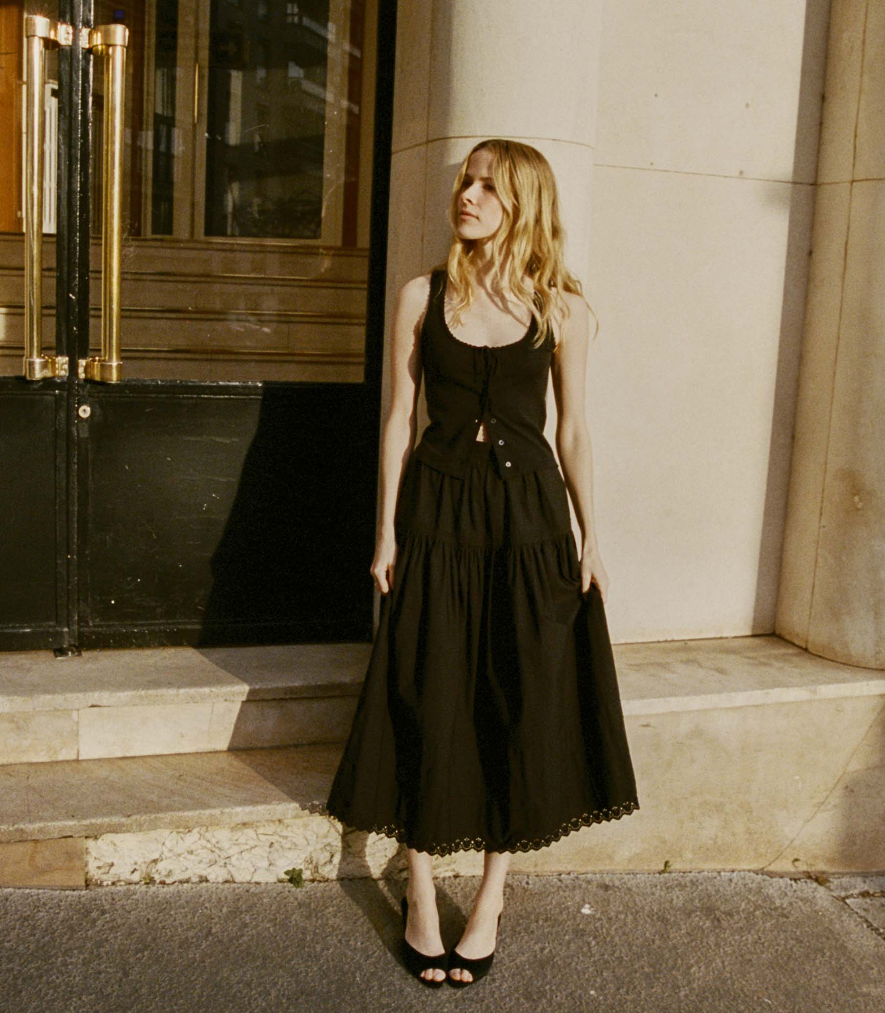 SEBASTIANE SKIRT -- BLACK view 3
