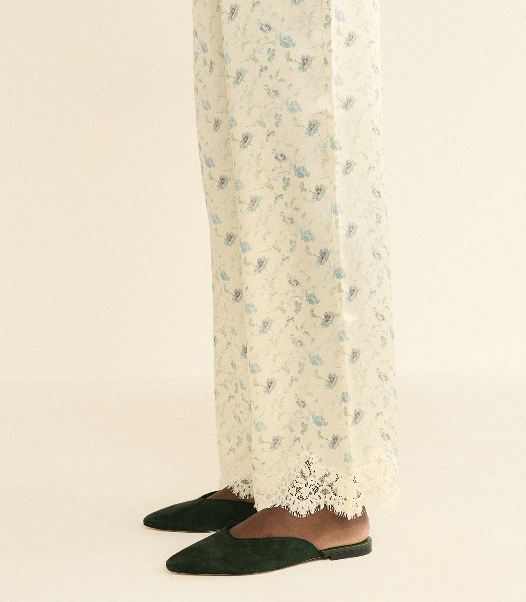 ADAIR SLIDE -- DARK PINE SUEDE view 2
