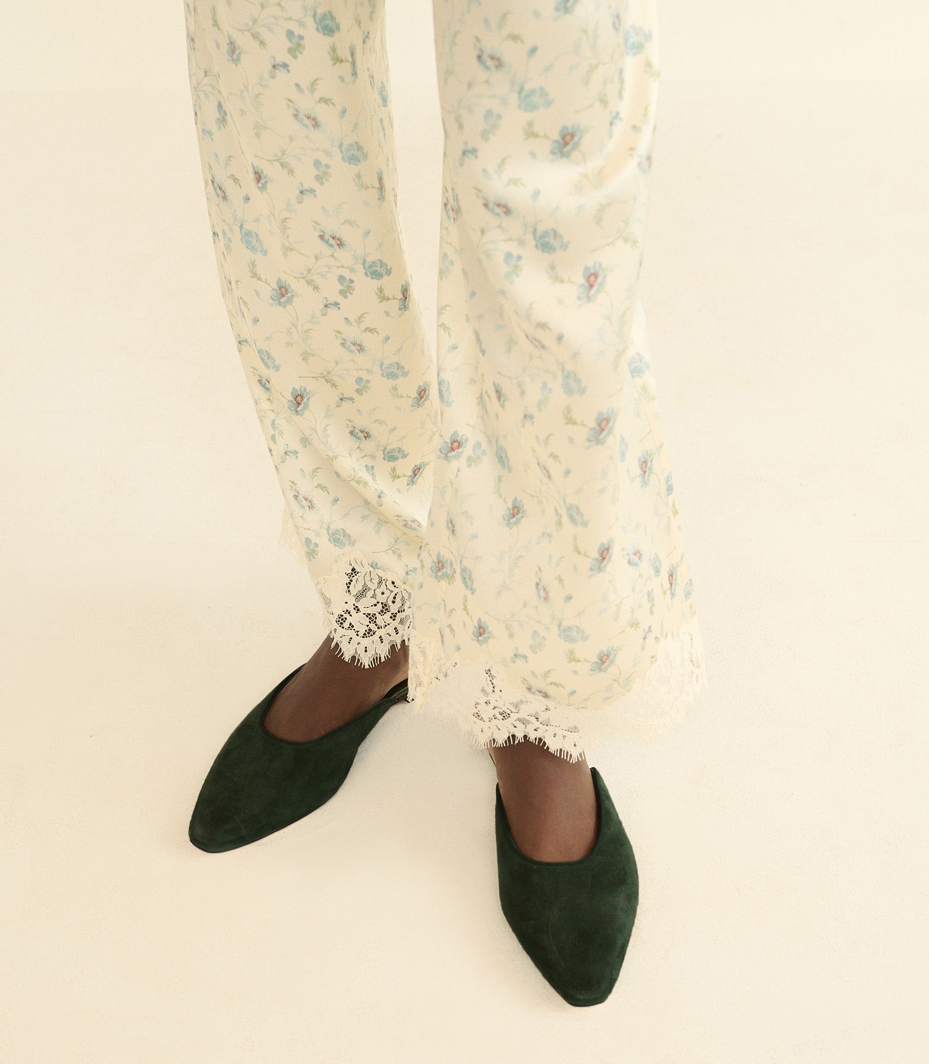 ADAIR SLIDE -- DARK PINE SUEDE view 5
