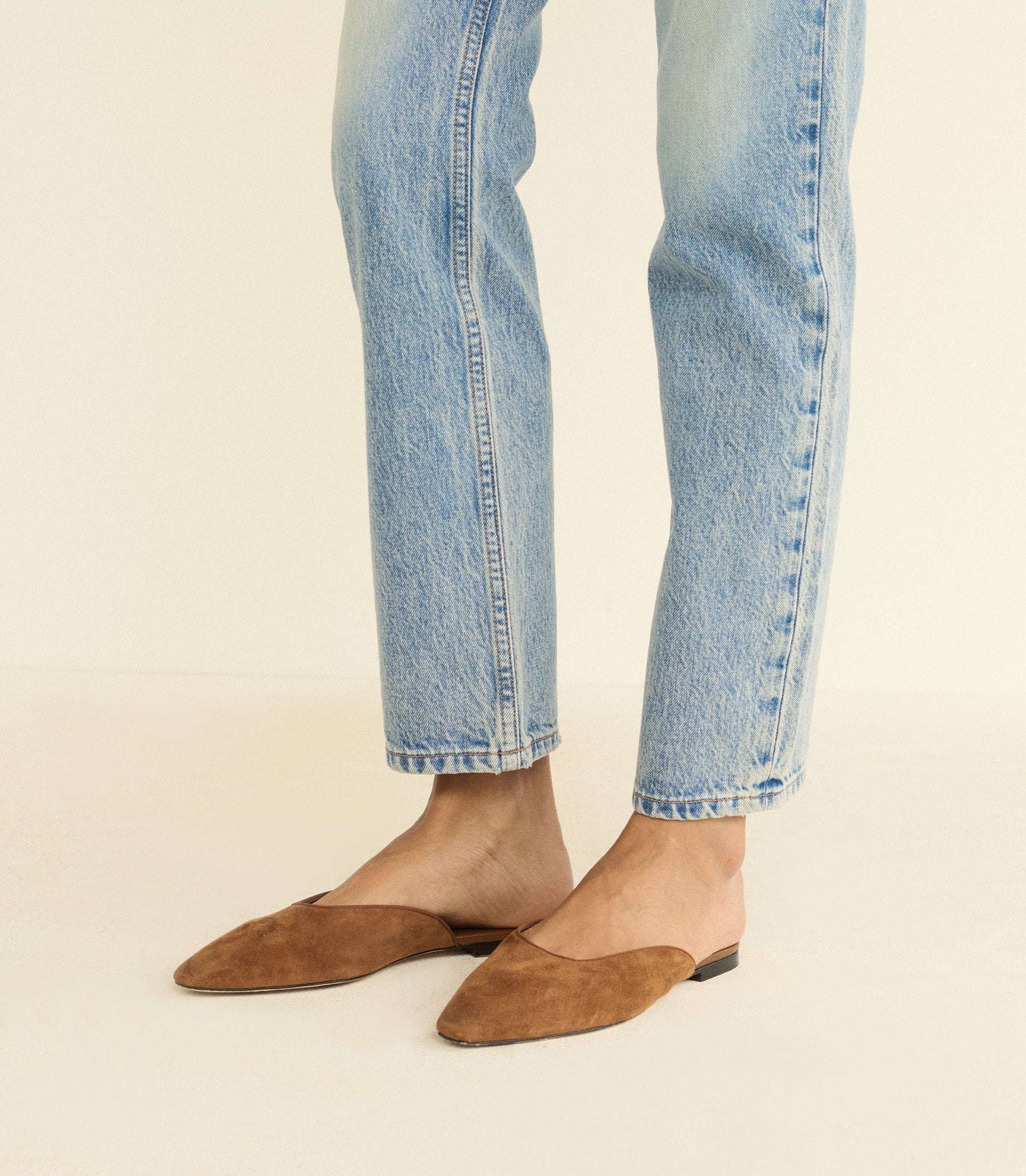 ADAIR SLIDE -- TORTOISE SUEDE view 2
