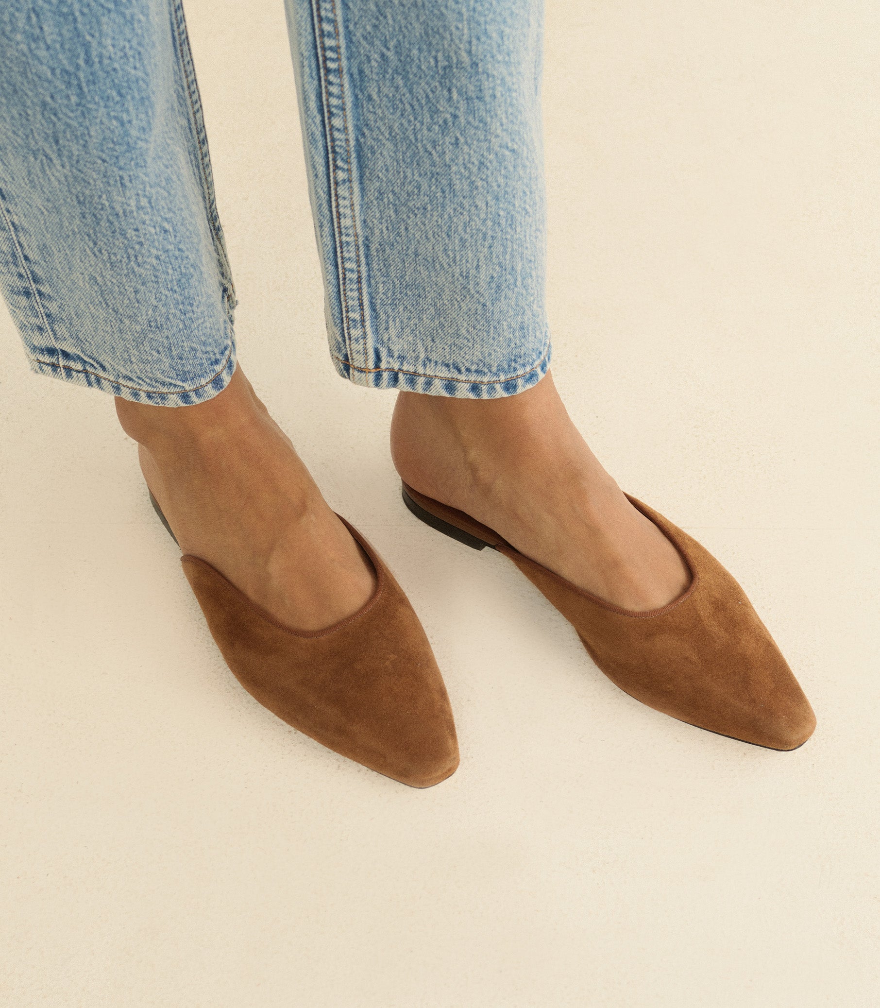 ADAIR SLIDE -- TORTOISE SUEDE view 3
