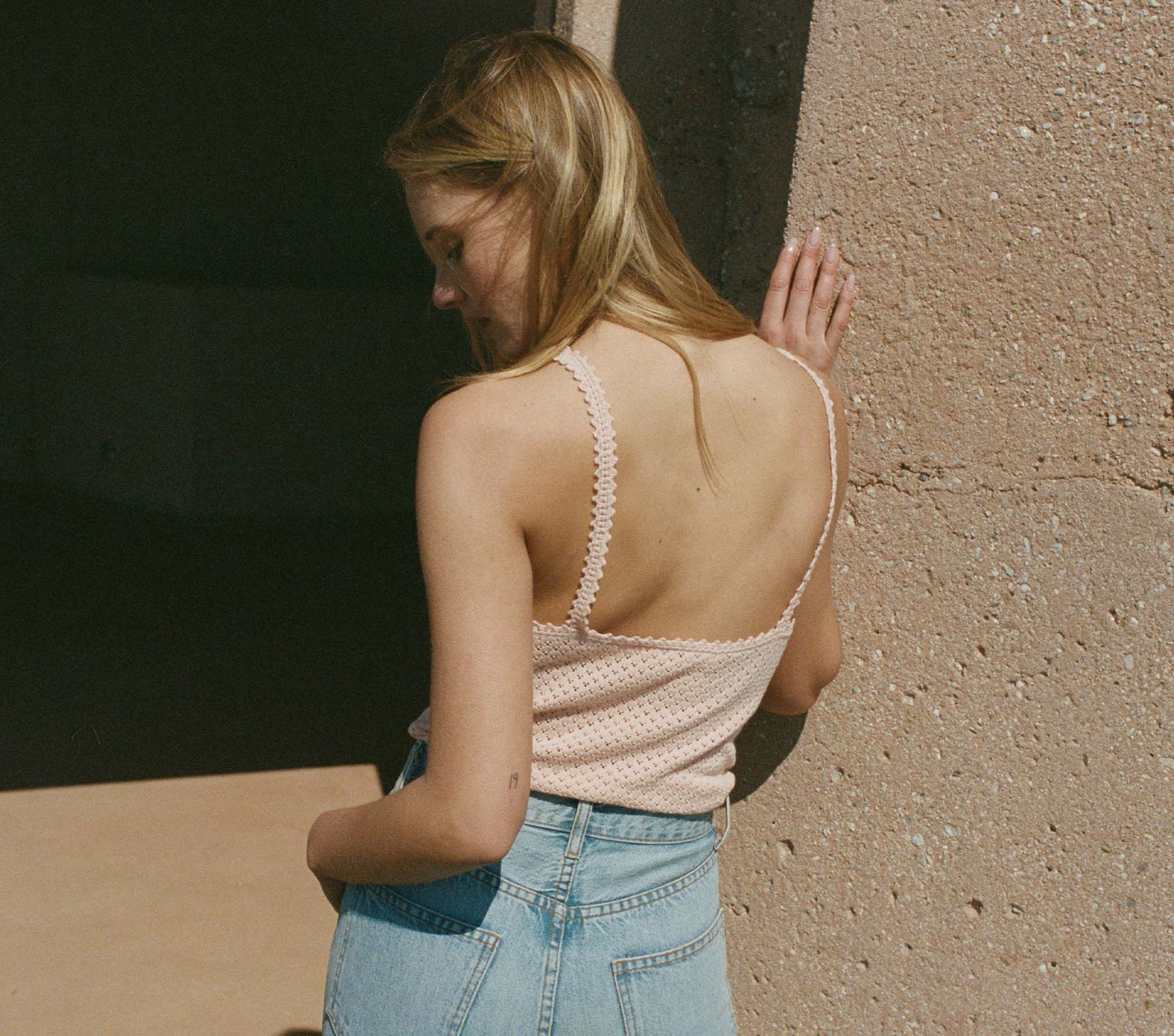 HMD -- ADDIE TANK -- SEASHELL PINK view 4
