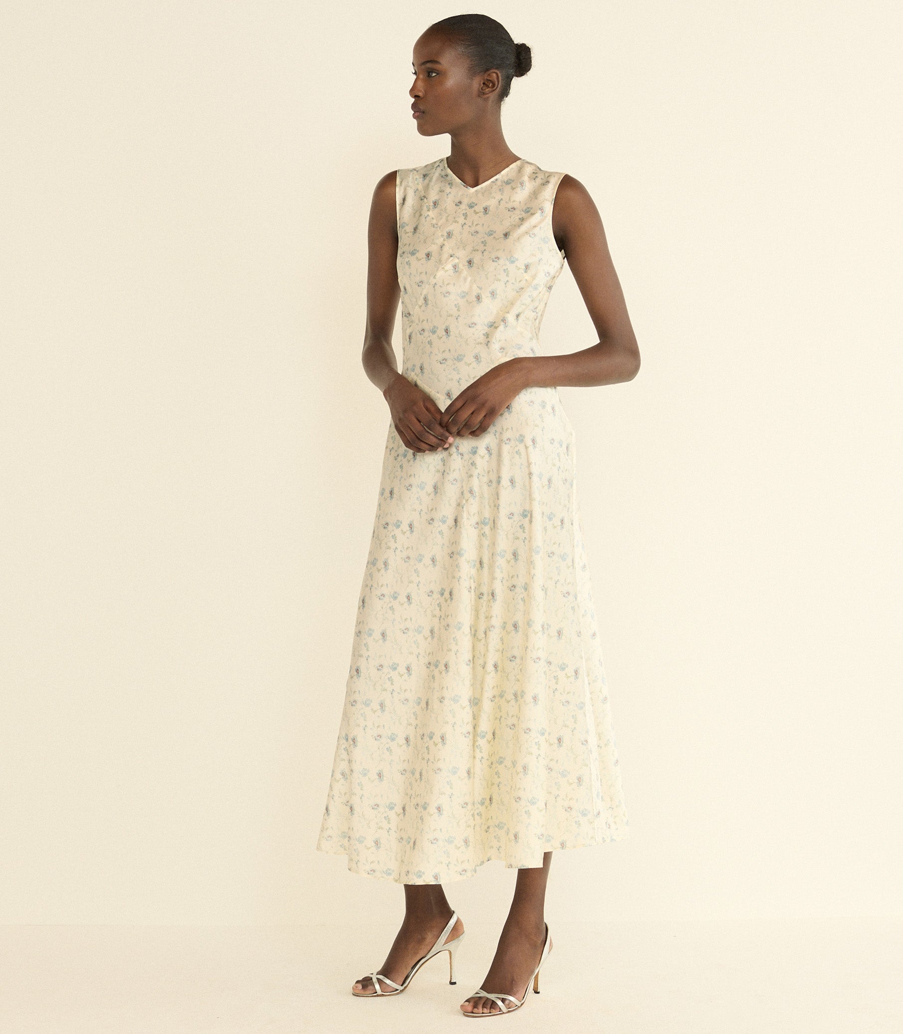 ADELANA DRESS -- CAMELLIA BLOOM view 2
