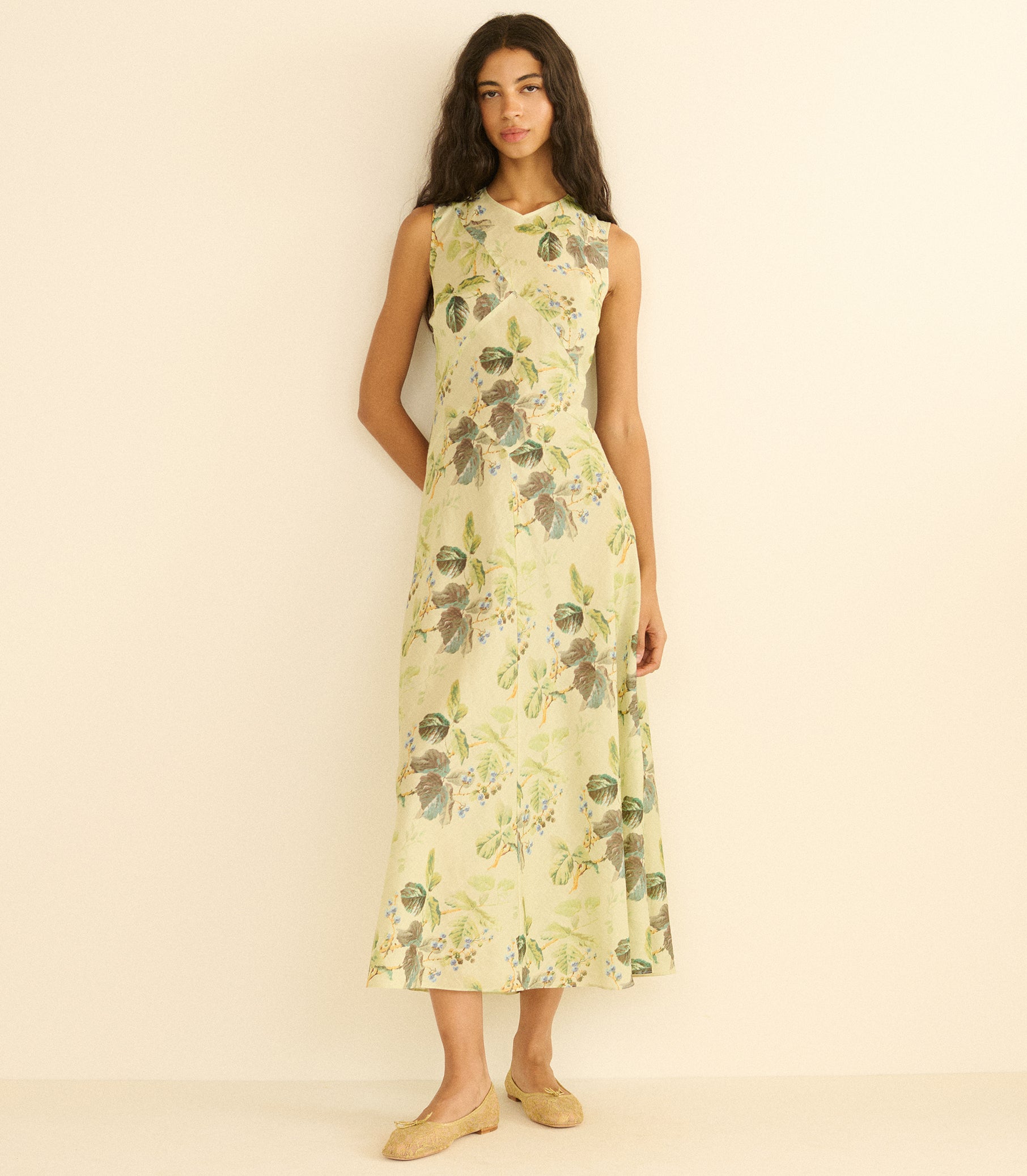 ADELANA DRESS -- FLORAISON DE MÛRES view 4

