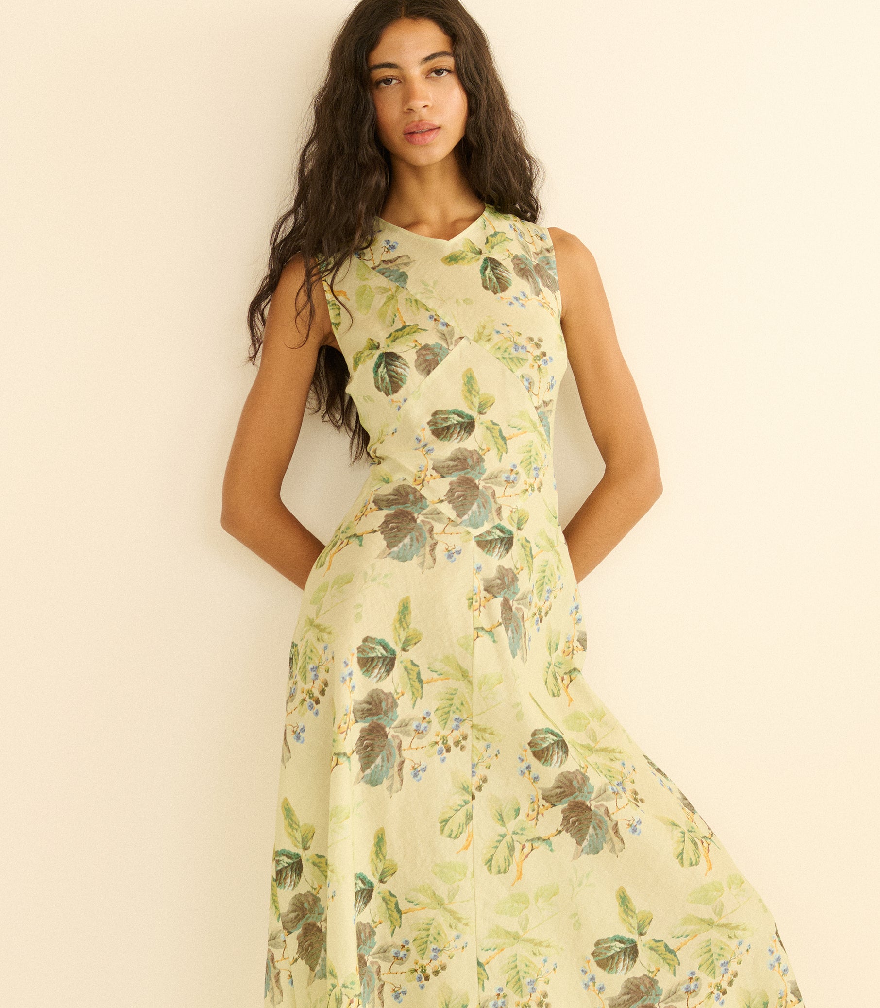 ADELANA DRESS -- FLORAISON DE MÛRES view 2
