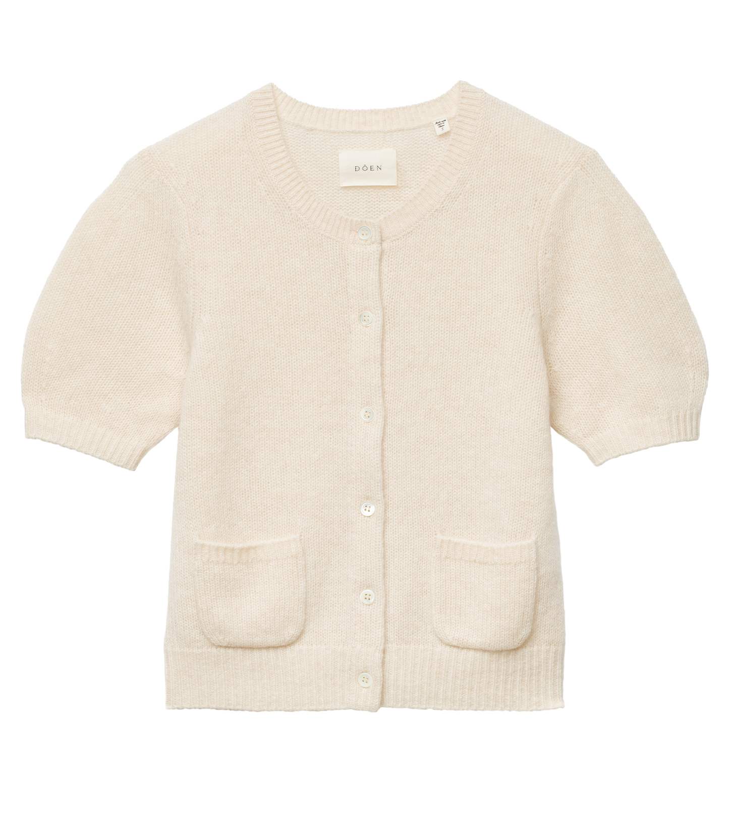ALESIA CASHMERE CARDIGAN -- DOGWOOD