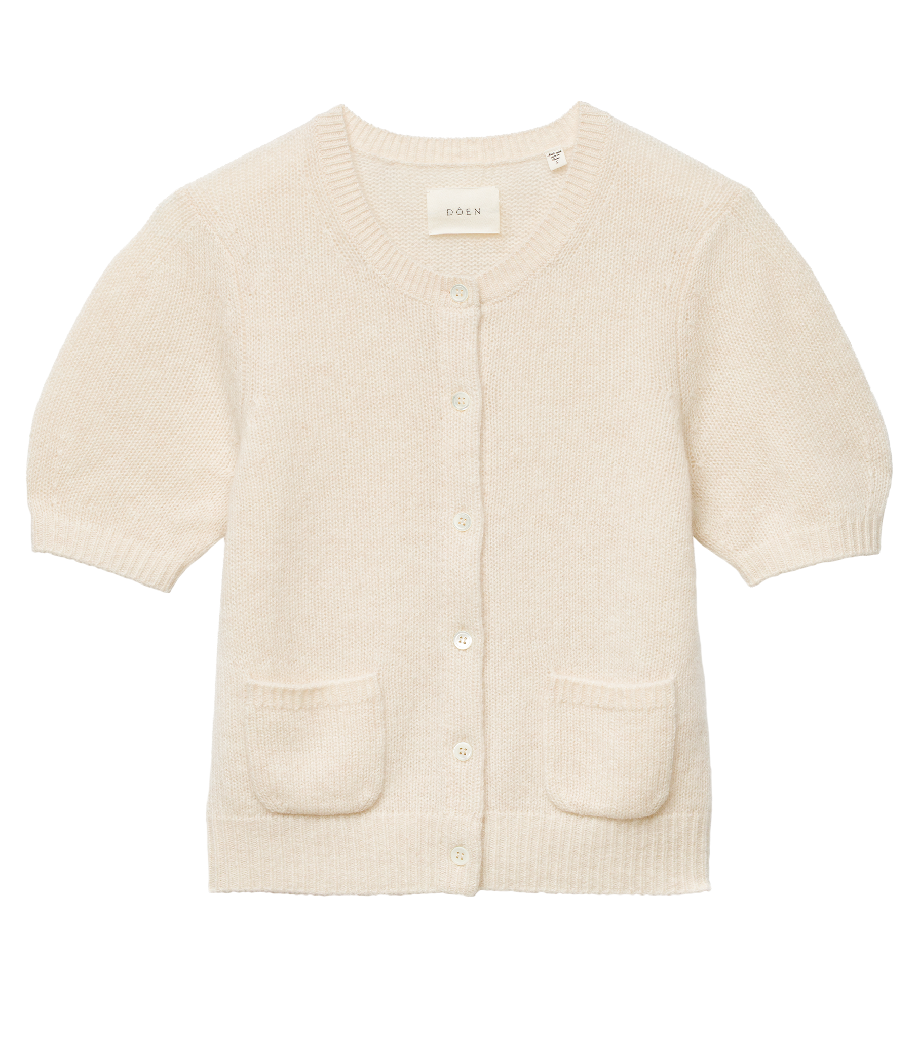 ALESIA CASHMERE CARDIGAN -- DOGWOOD view 5
