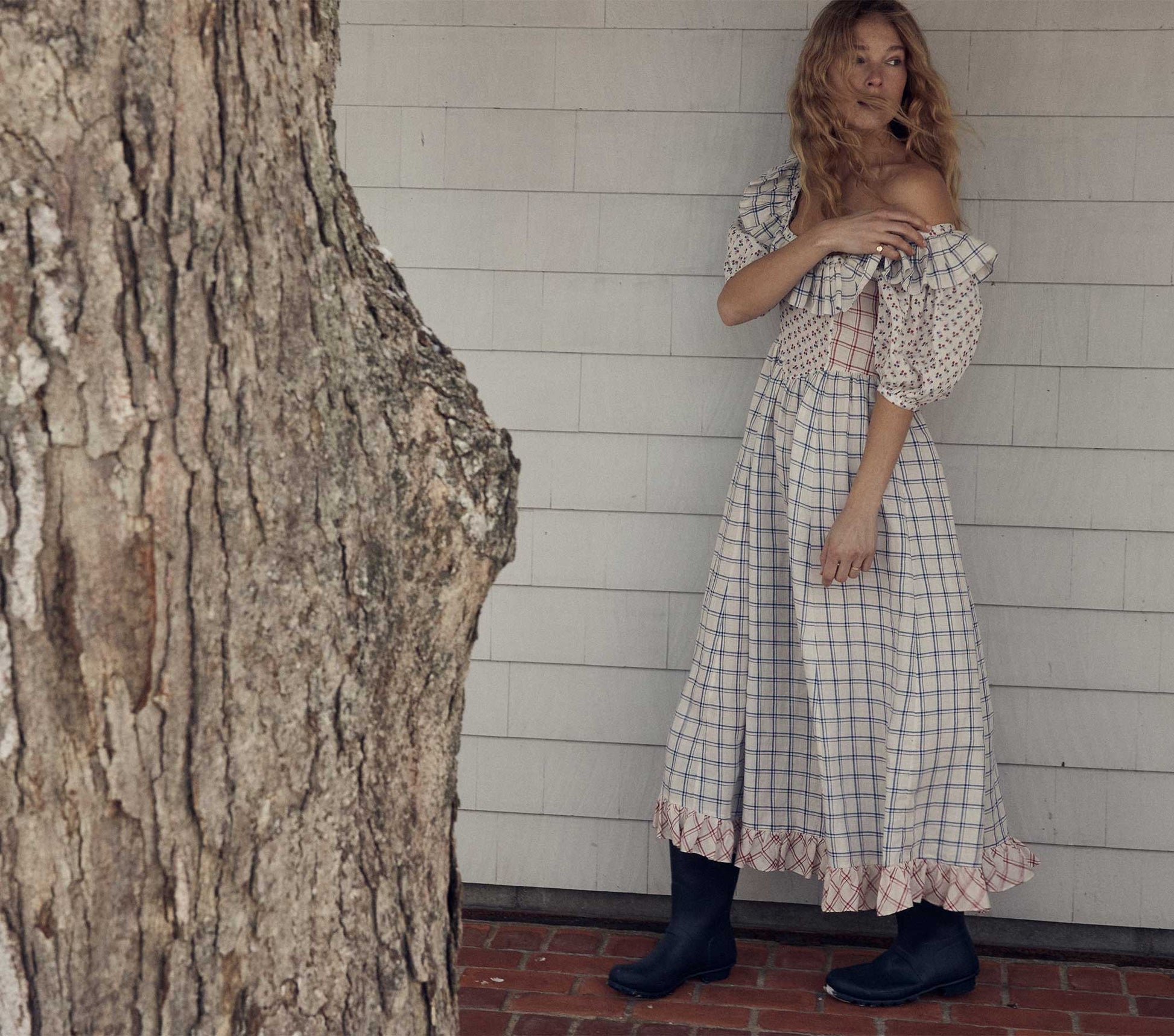 HMD -- ALMADA DRESS -- ATTICUS PRINT MIX view 2
