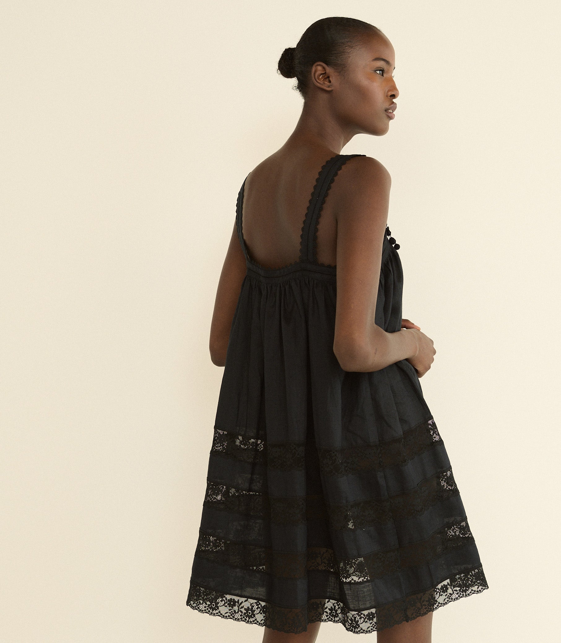 ALOISE DRESS -- BLACK view 5
