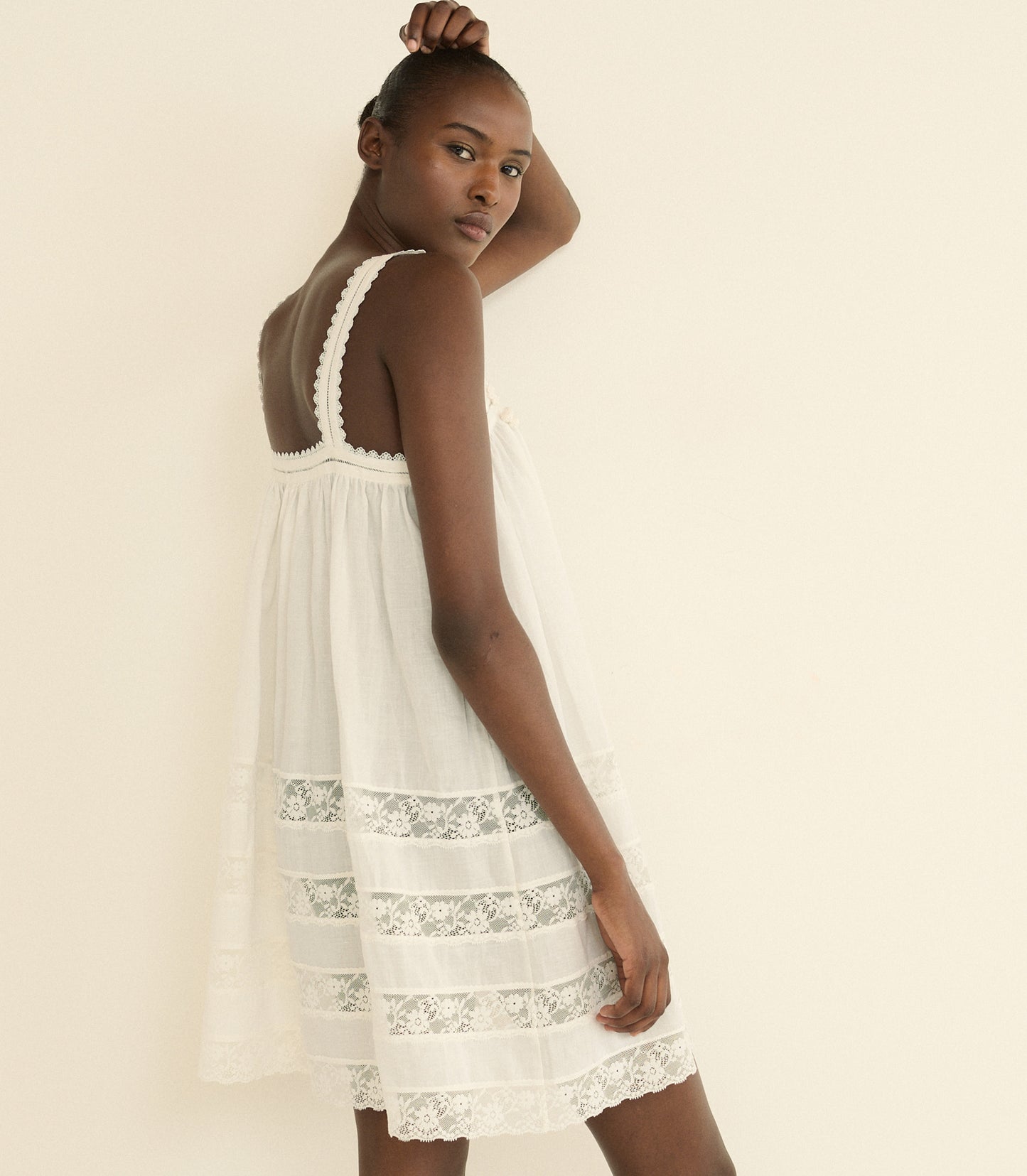 ALOISE DRESS -- SALT