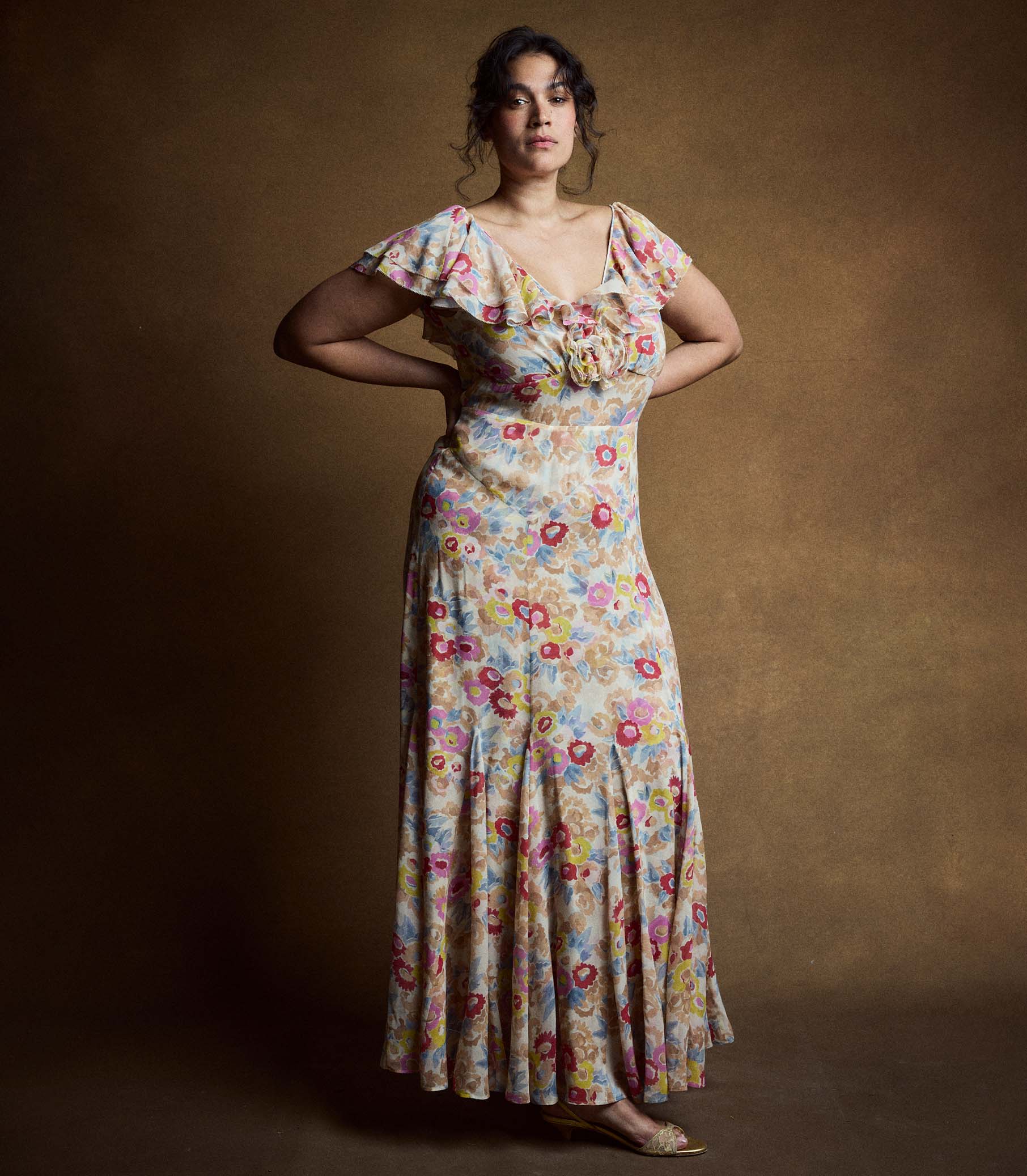 AMÉRELLE DRESS -- JARDIN DE CAMELIAS view 5
