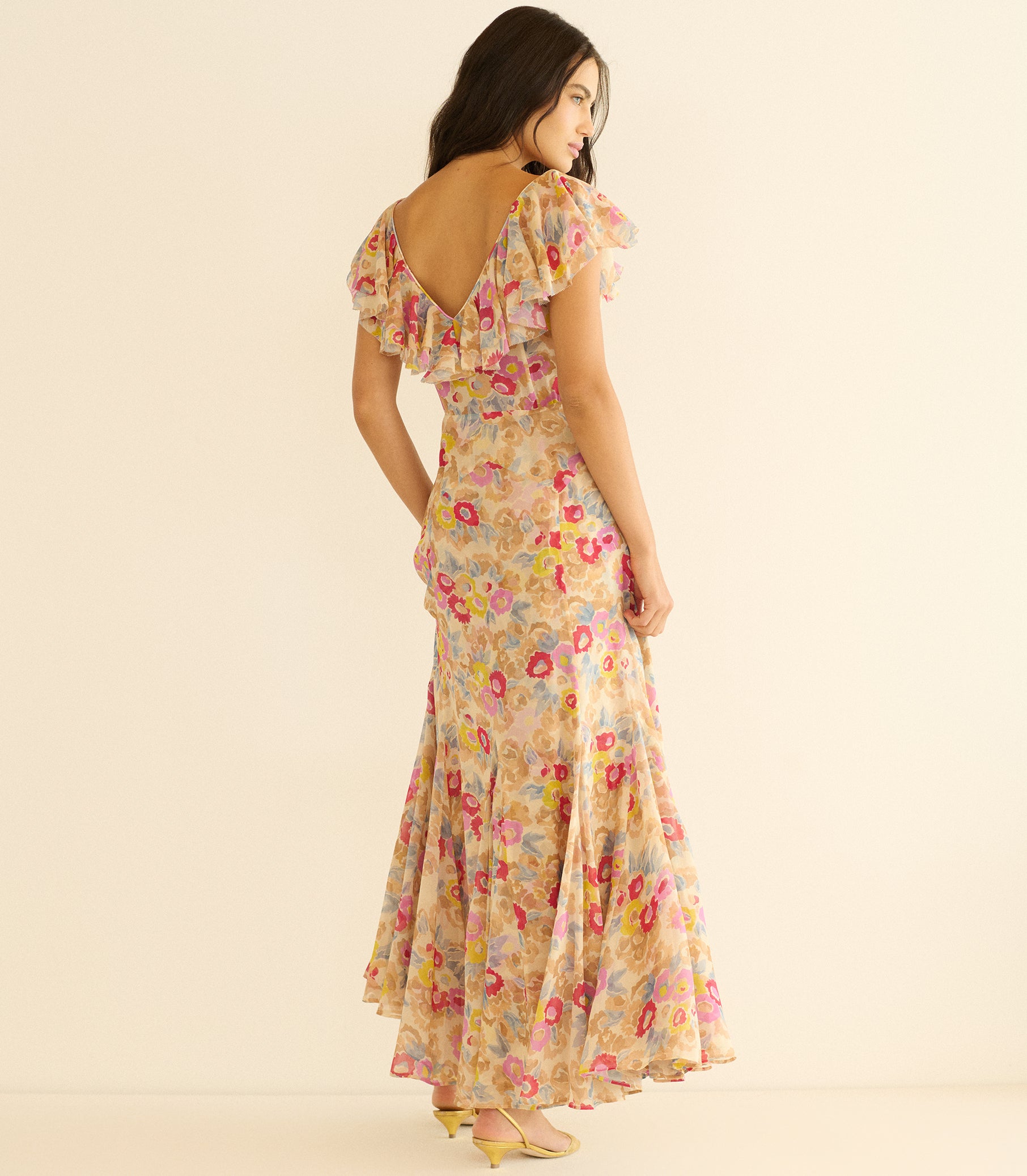 AMÉRELLE DRESS -- JARDIN DE CAMELIAS view 4
