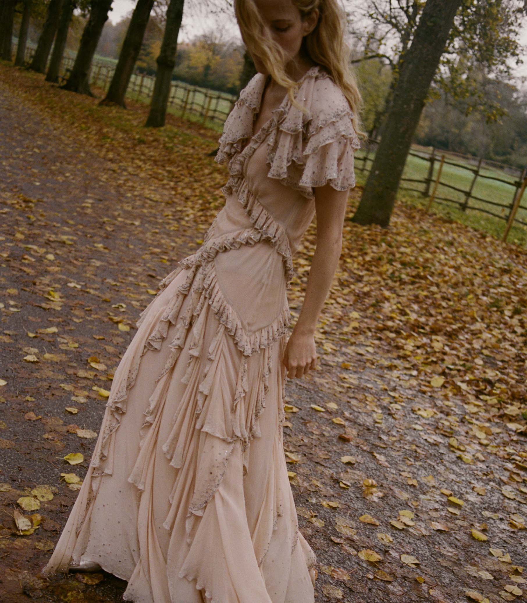 ANTOINETTE ANNIVERSARY DRESS -- ANTIQUE BLUSH view 2
