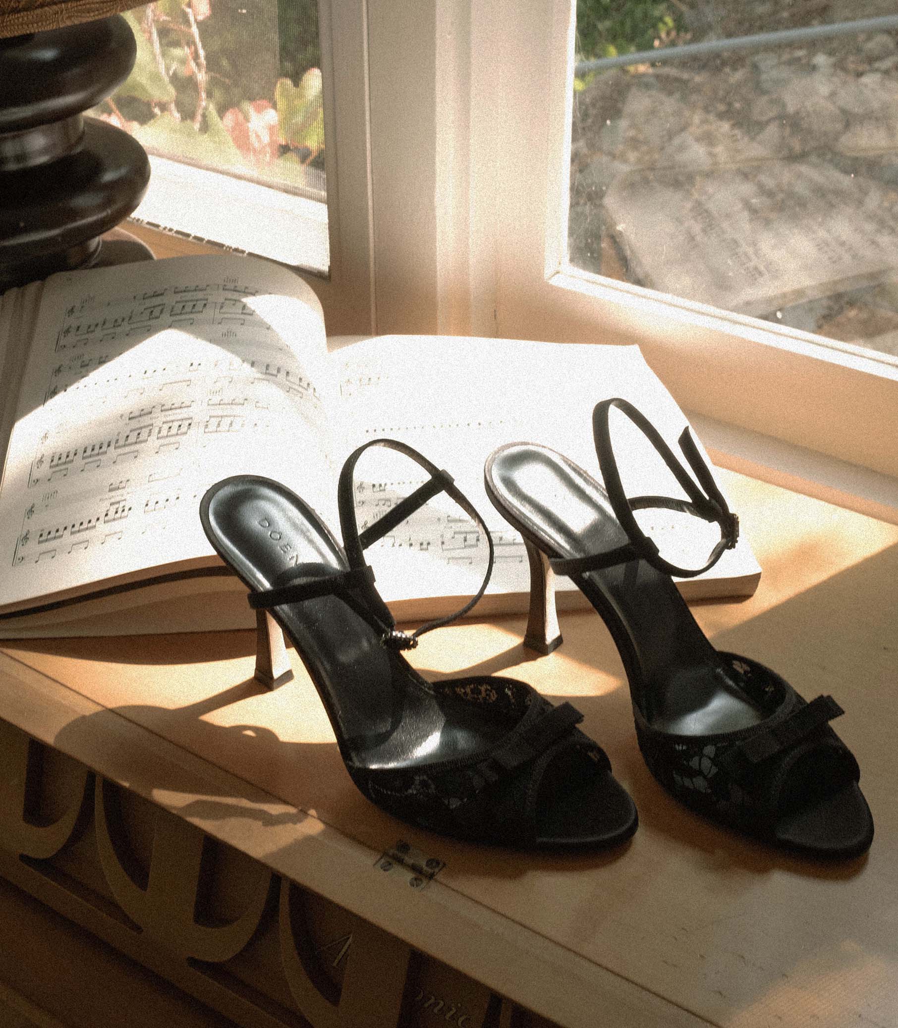 ARIANNA HIGH HEEL -- BLACK LACE view 2

