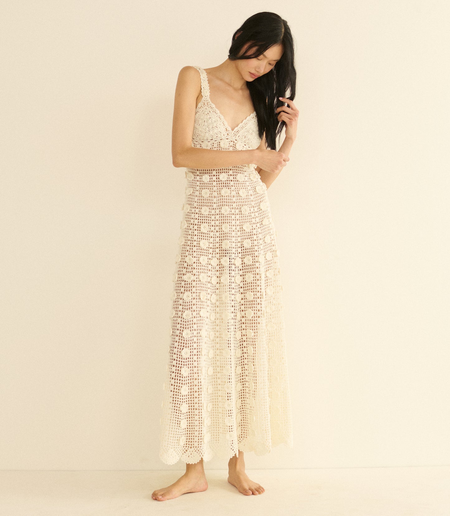 ARISTEA DRESS -- PEARL