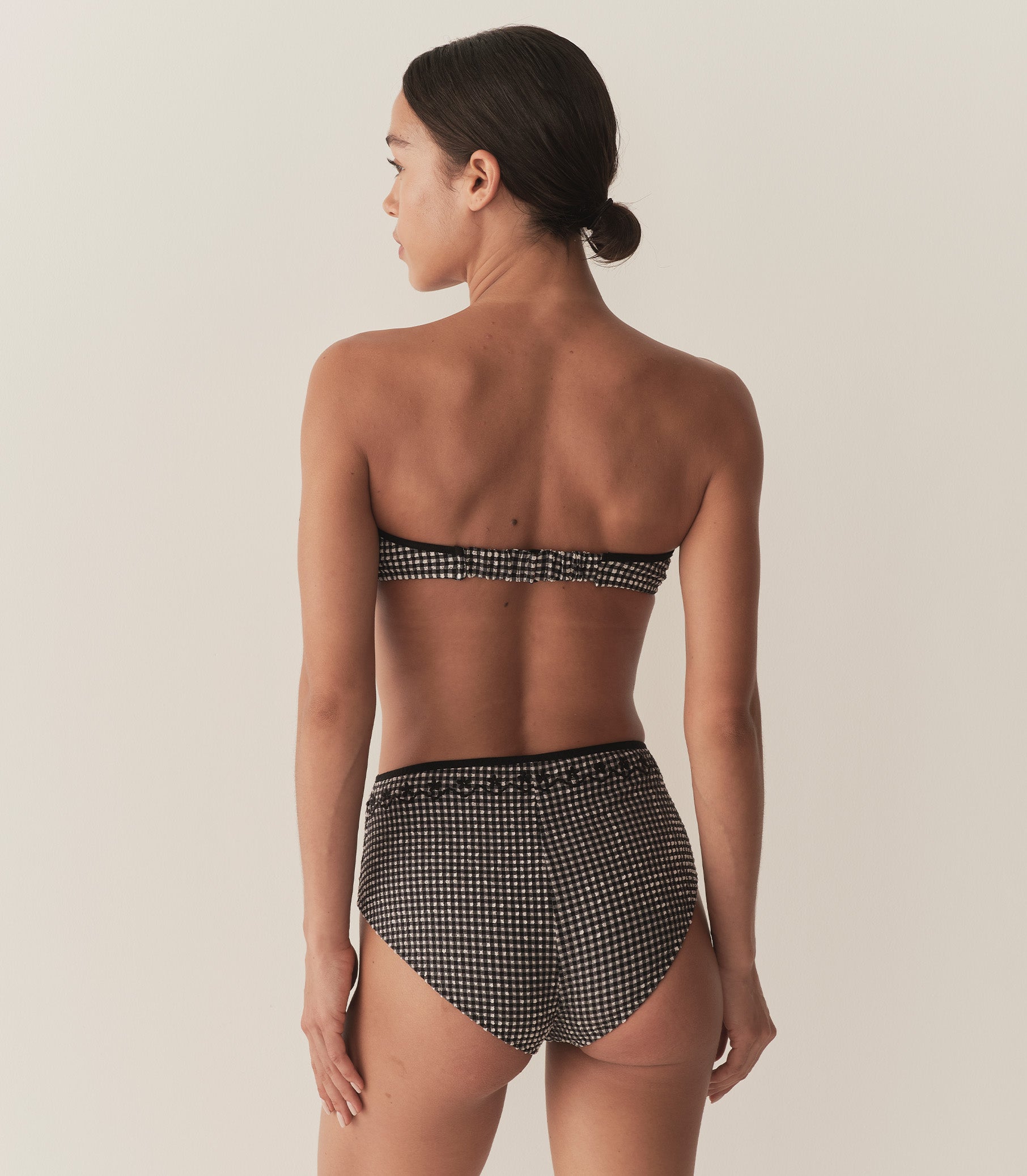 AZELINE BIKINI TOP -- LA MADDALENA GINGHAM view 9
