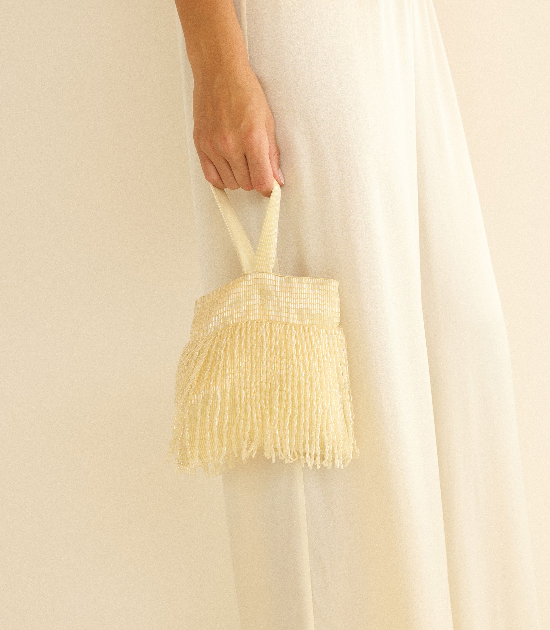 BALFOUR BEADED BAG -- CHAMPAGNE view 2
