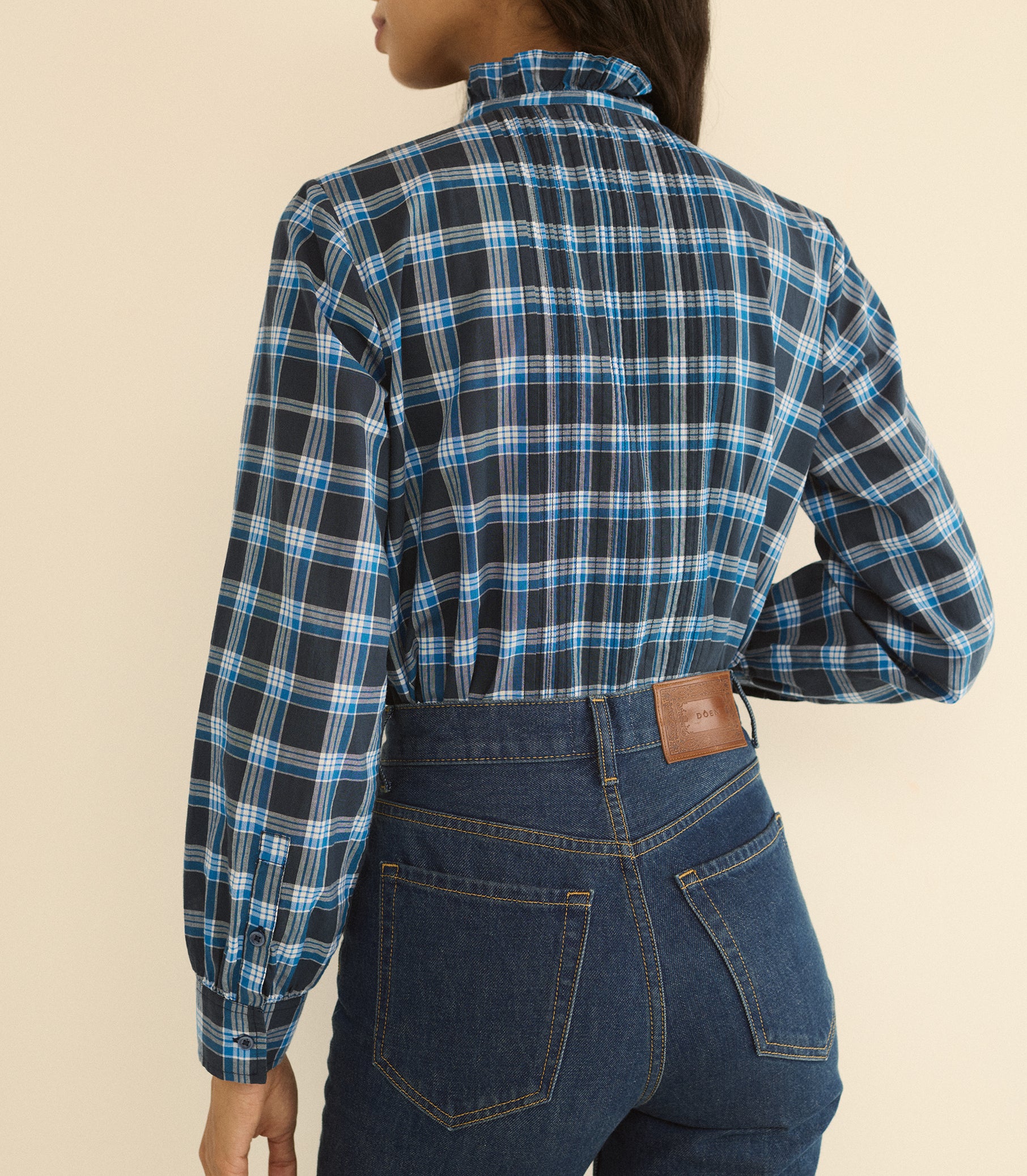 BARRETT TOP -- VALMONT PLAID view 4
