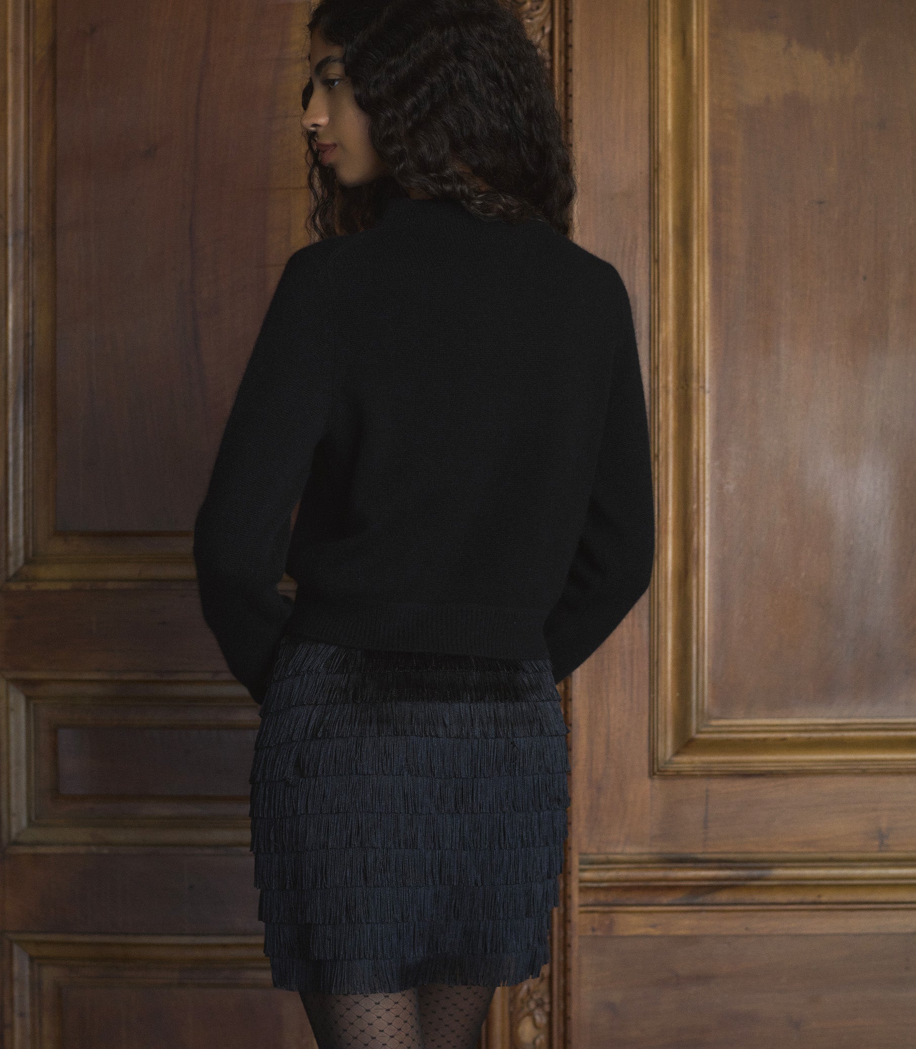 BASTIENNE SKIRT -- BLACK view 7
