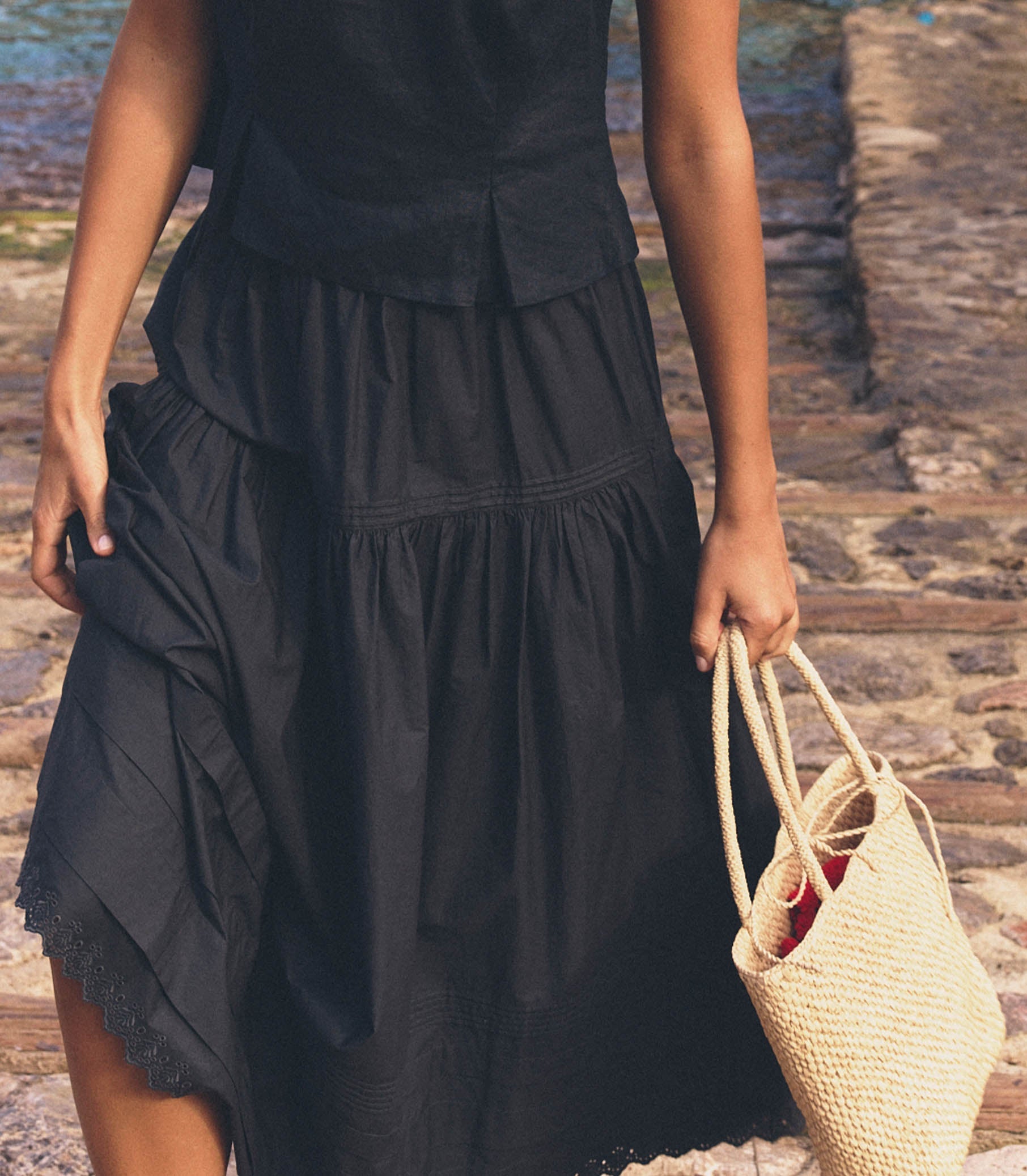 HMD -- BATEAU BAG -- NATURAL RAFFIA view 3
