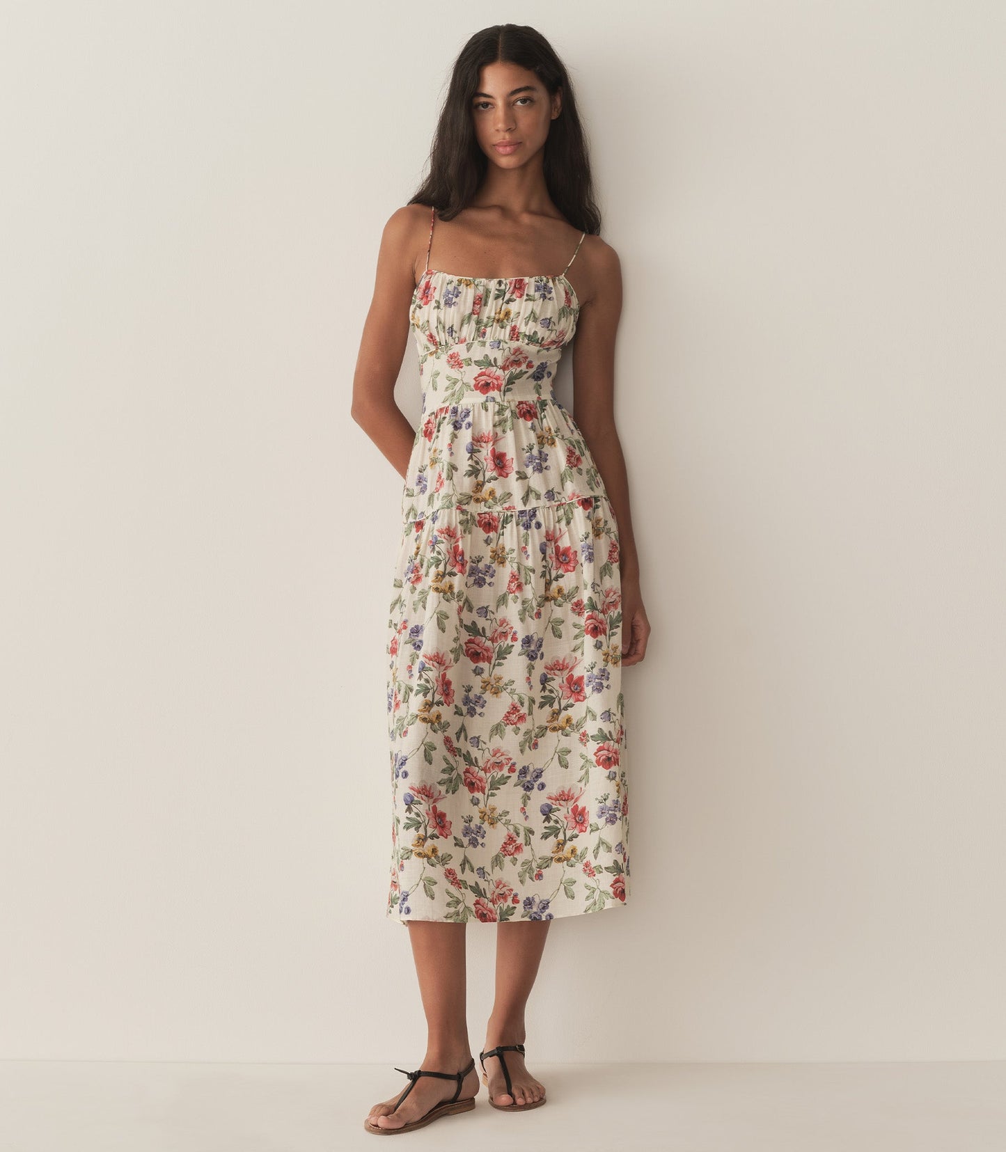 HMD -- BENOIT DRESS -- IVORY WILD ROSE
