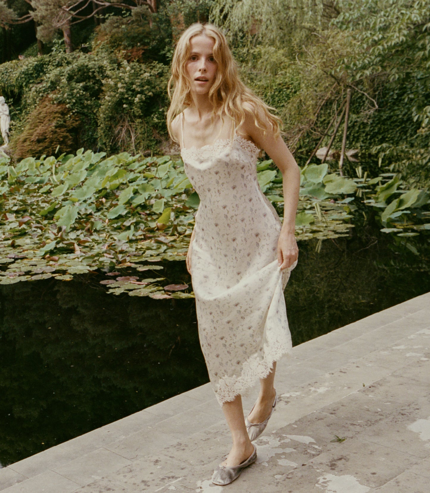 BETHILDE DRESS -- CAMELLIA BLOOM