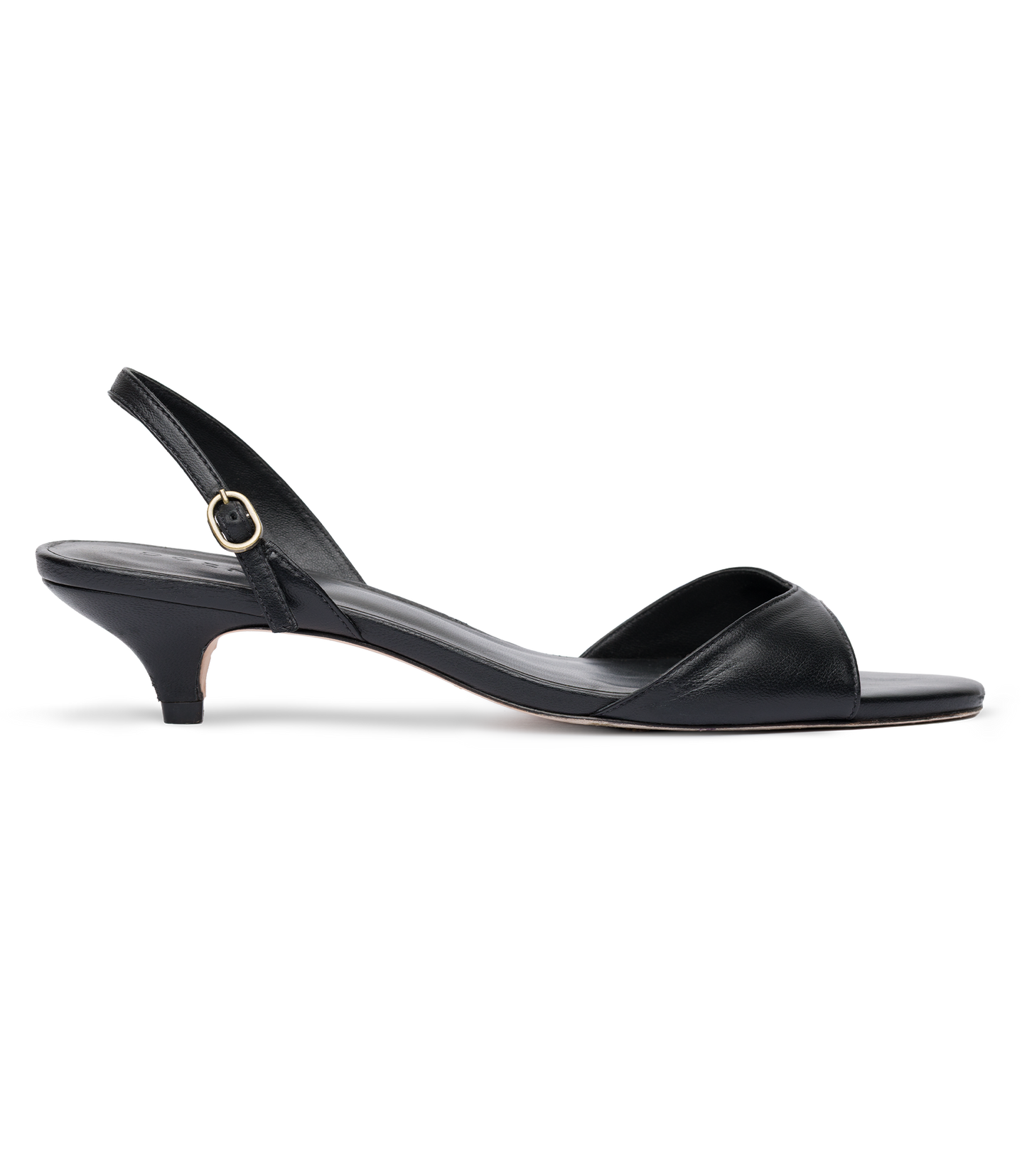 BETTE SLINGBACK -- BLACK NAPPA