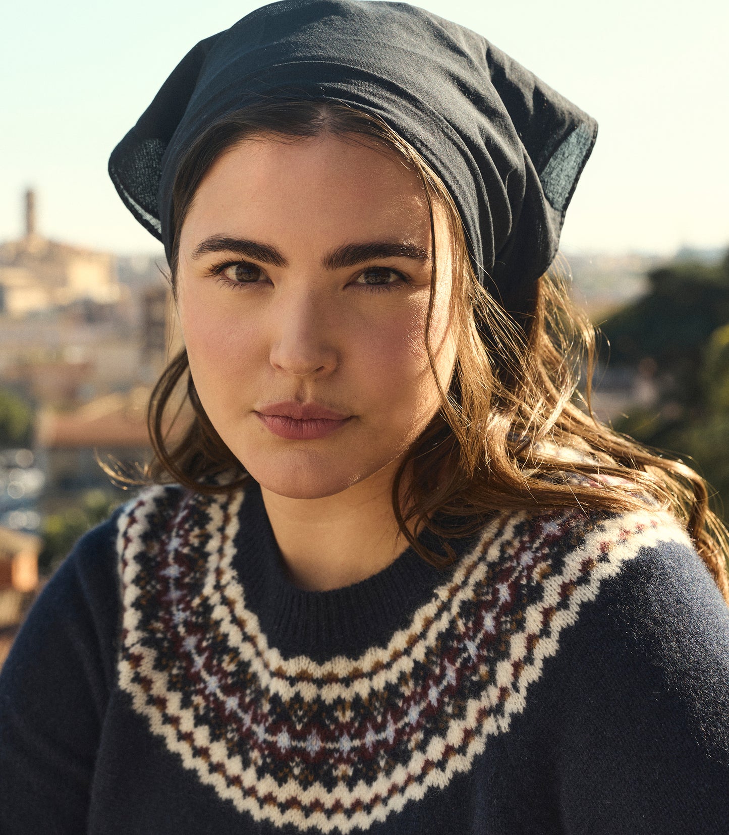 BONIFACE CASHMERE SWEATER -- NAVY