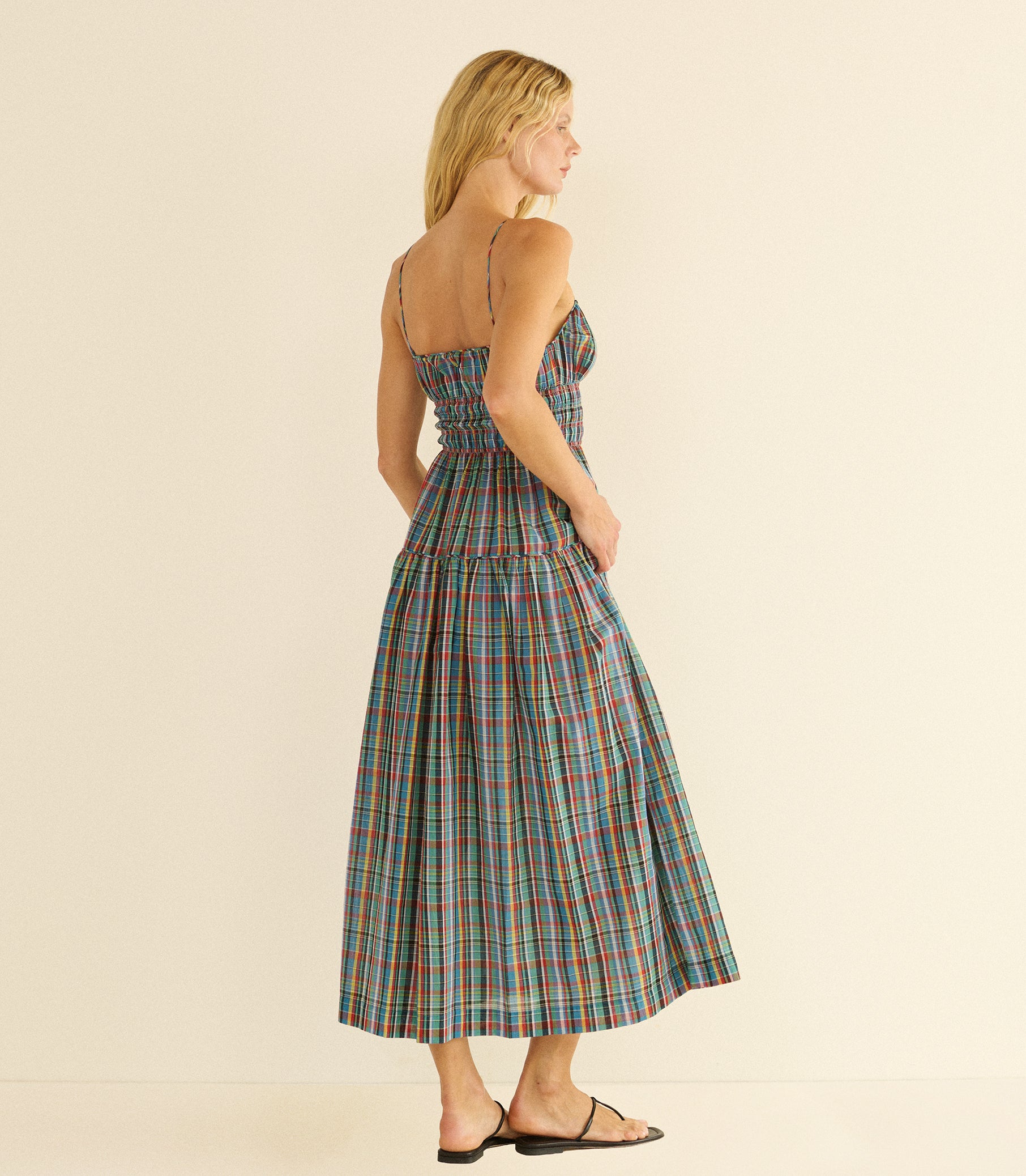 BRIELLE DRESS -- ALDERBROOK PLAID view 4

