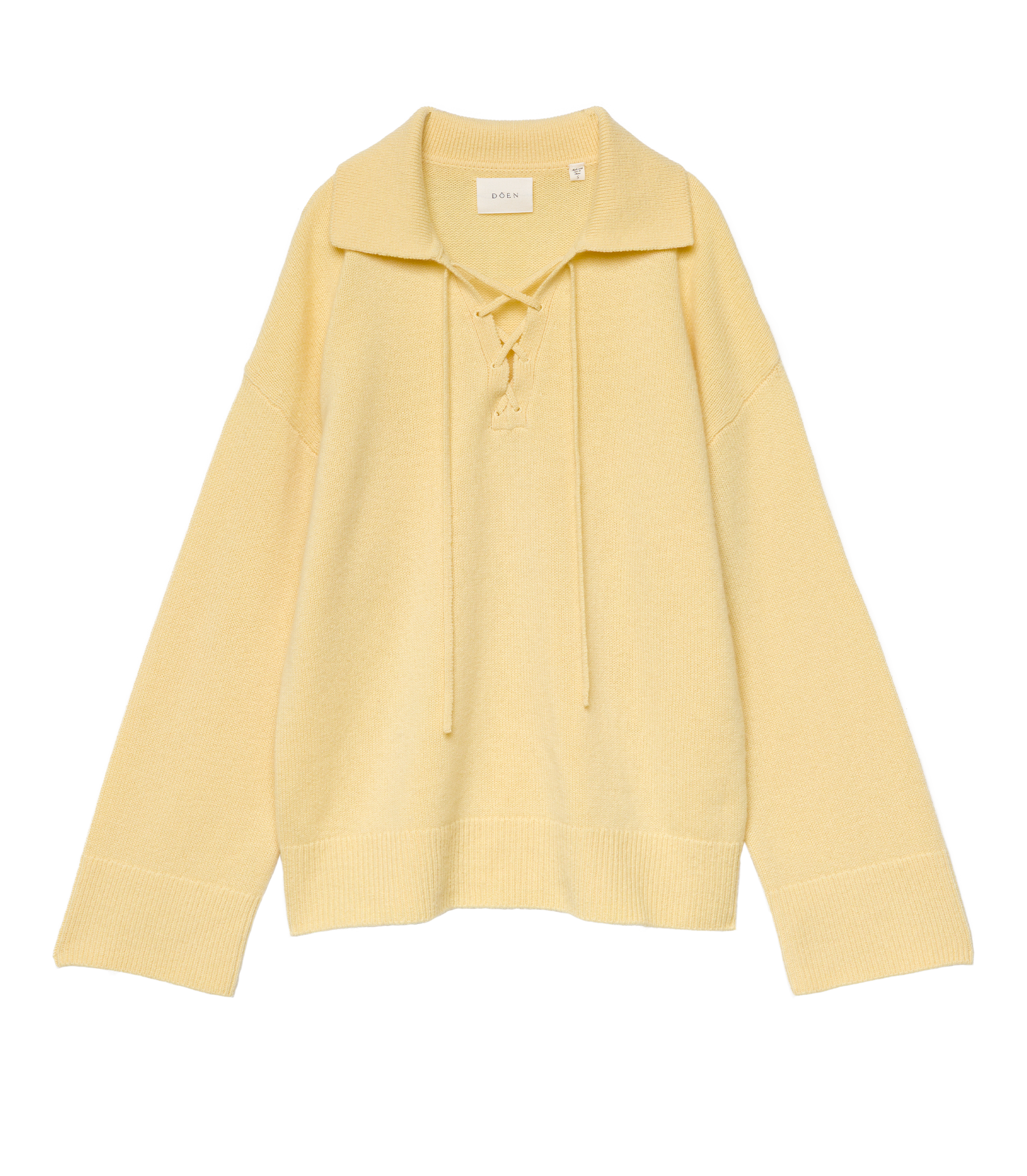 BURKE CASHMERE SWEATER -- WILD HONEYSUCKLE view 5
