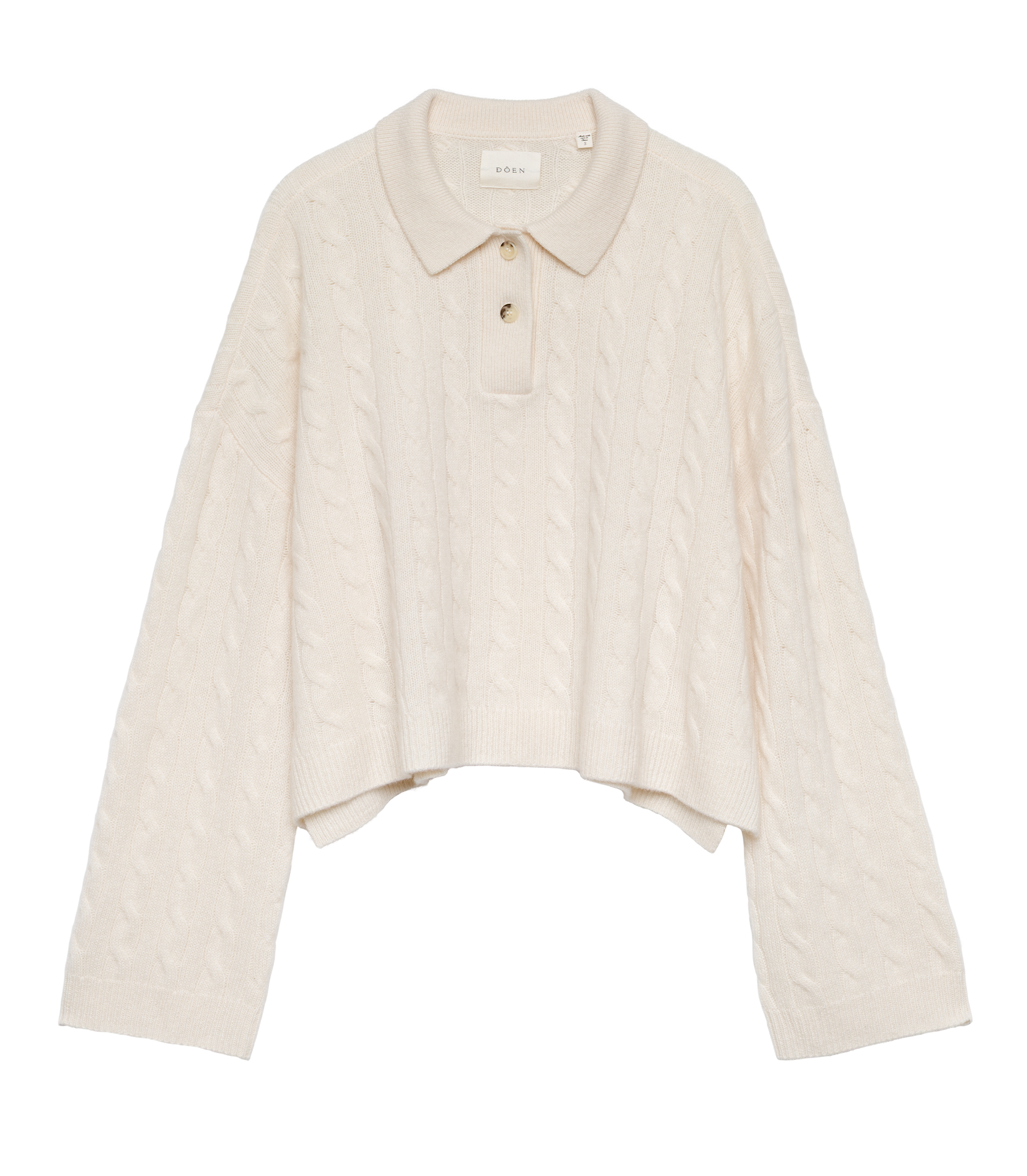 CAMBRIDGE CASHMERE SWEATER -- MAGNOLIA view 6
