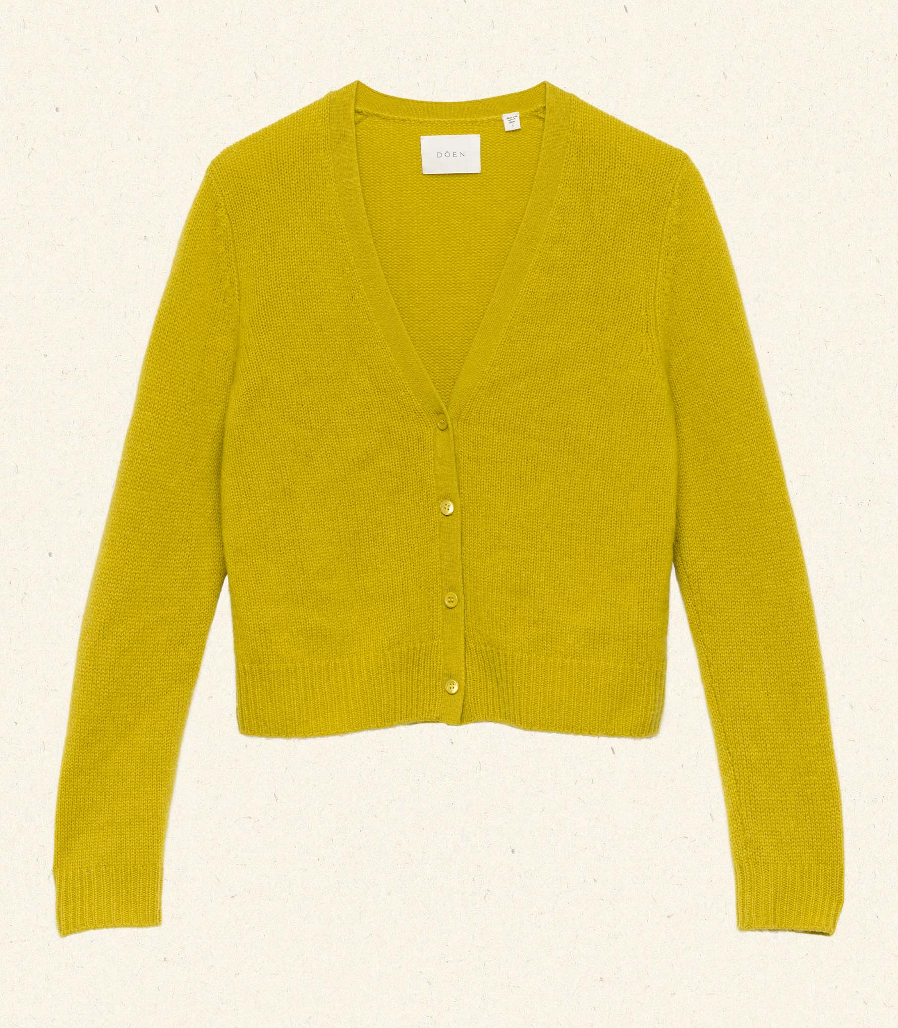 CAMERON CASHMERE CARDIGAN -- ANTIQUE MOSS view 9
