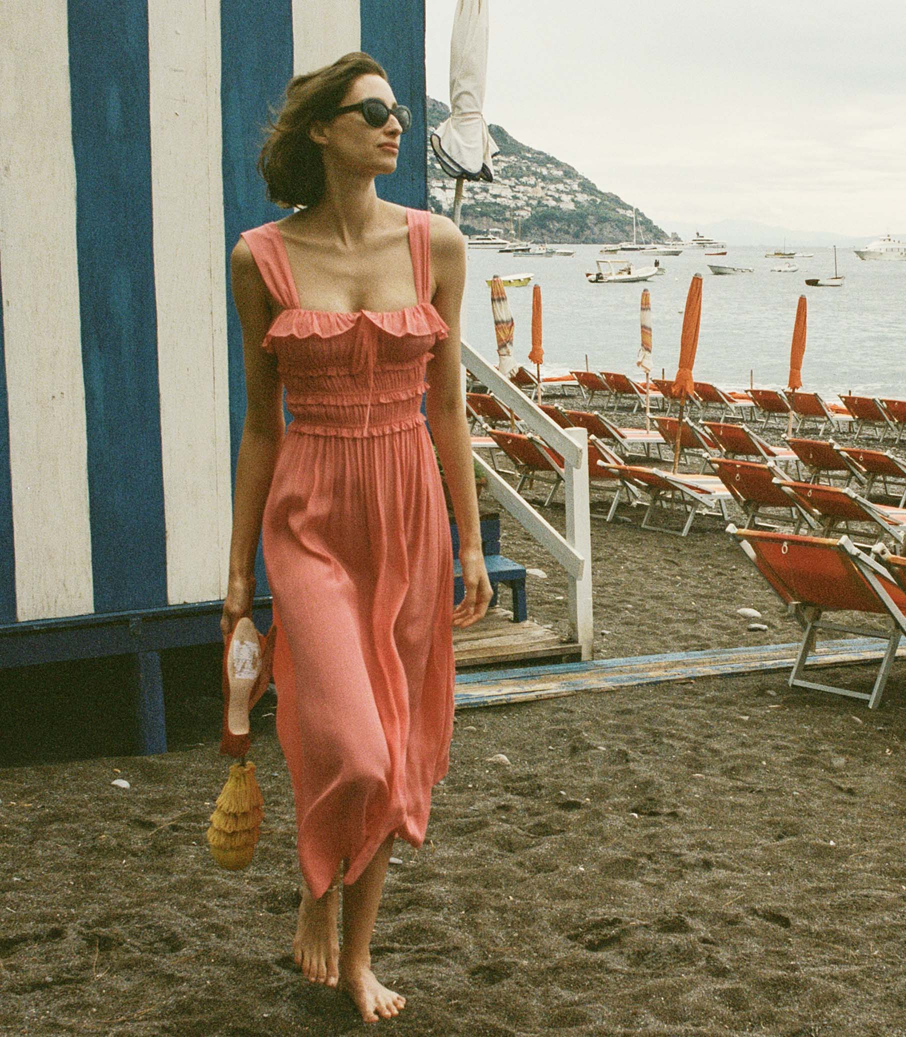 HMD -- CAROLYNN DRESS -- CORAL ROSE view 3
