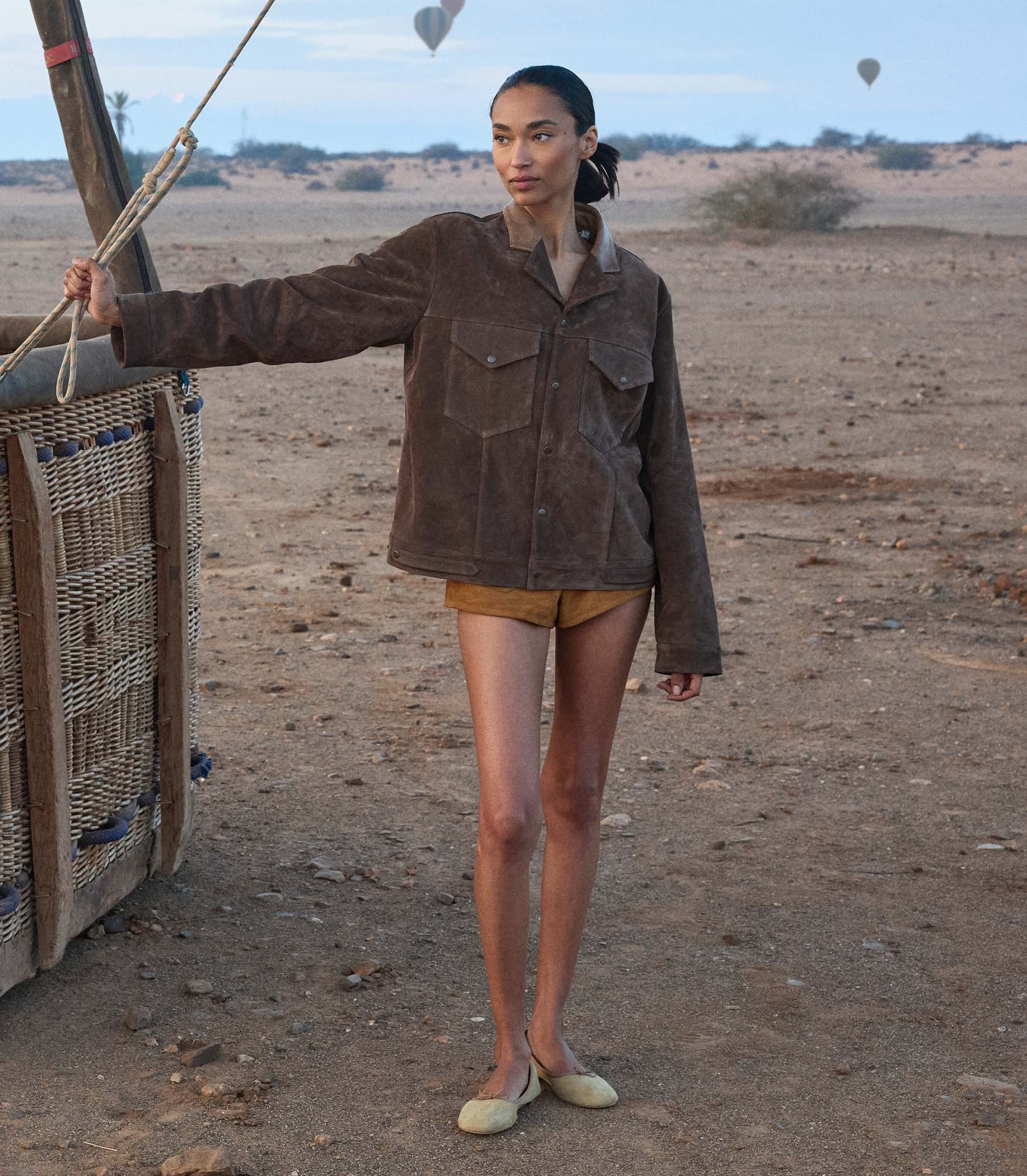 CARSON SUEDE JACKET -- SABLE view 4
