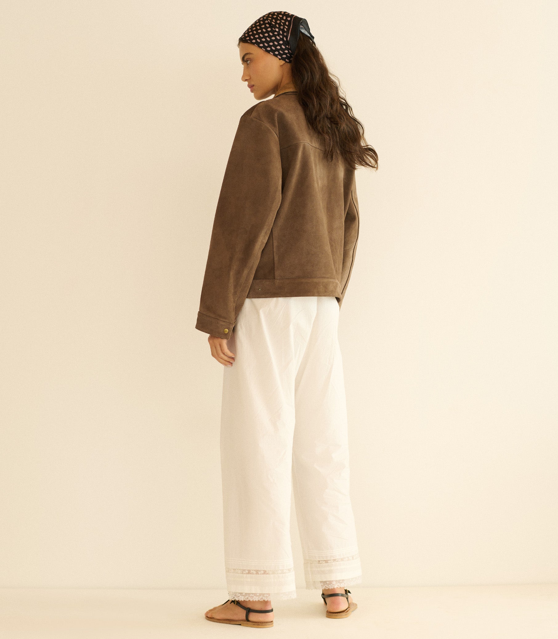 CARSON SUEDE JACKET -- SABLE view 9

