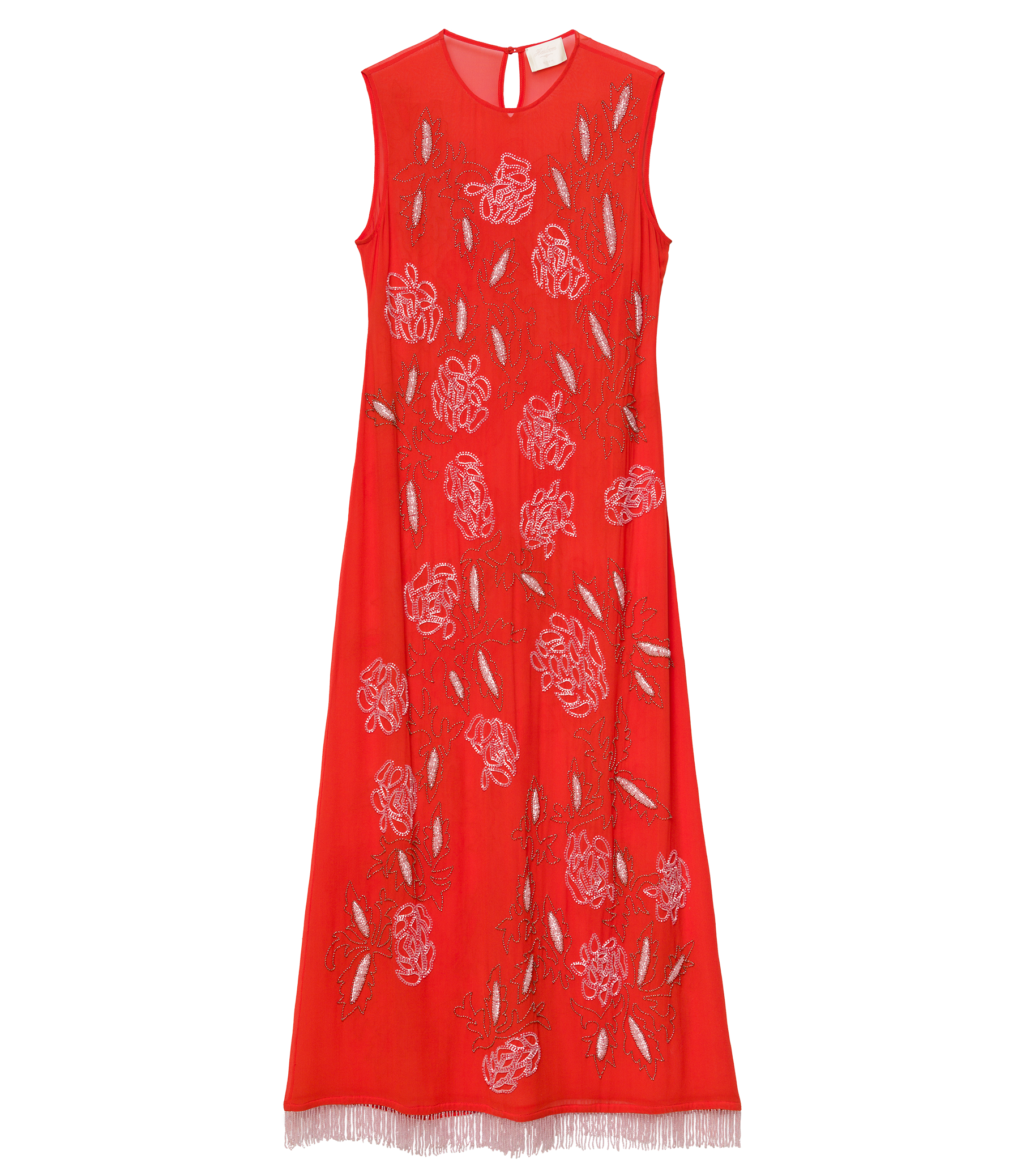 CHANDRA DRESS -- ORANGE CITRINE view 8
