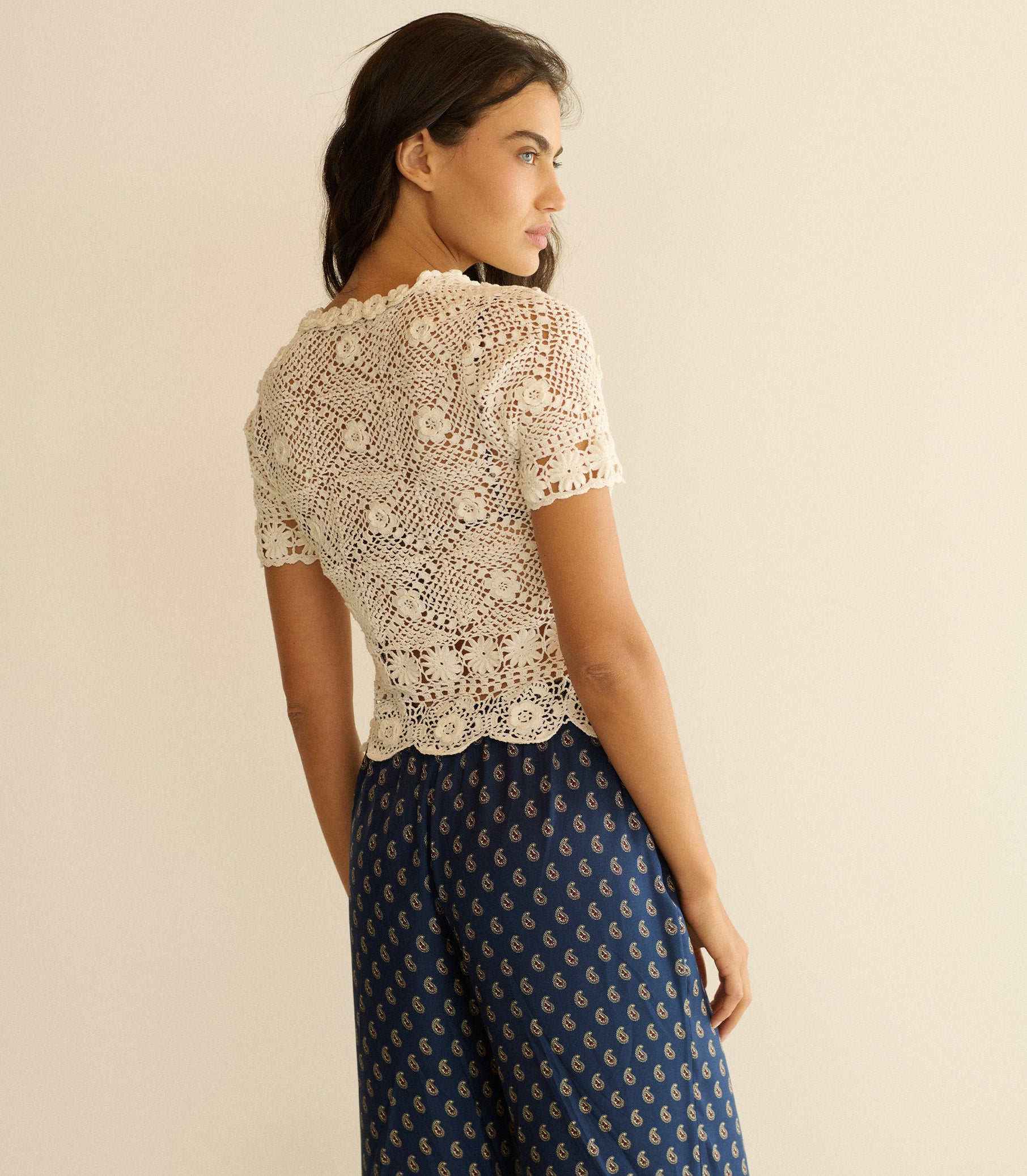 CHRYSANTHE TOP -- PEARL view 6
