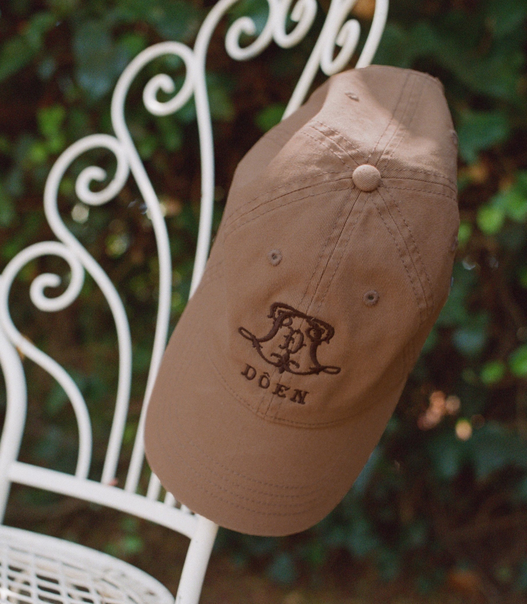 CLARO BASEBALL HAT -- BROWN COTTON view 2
