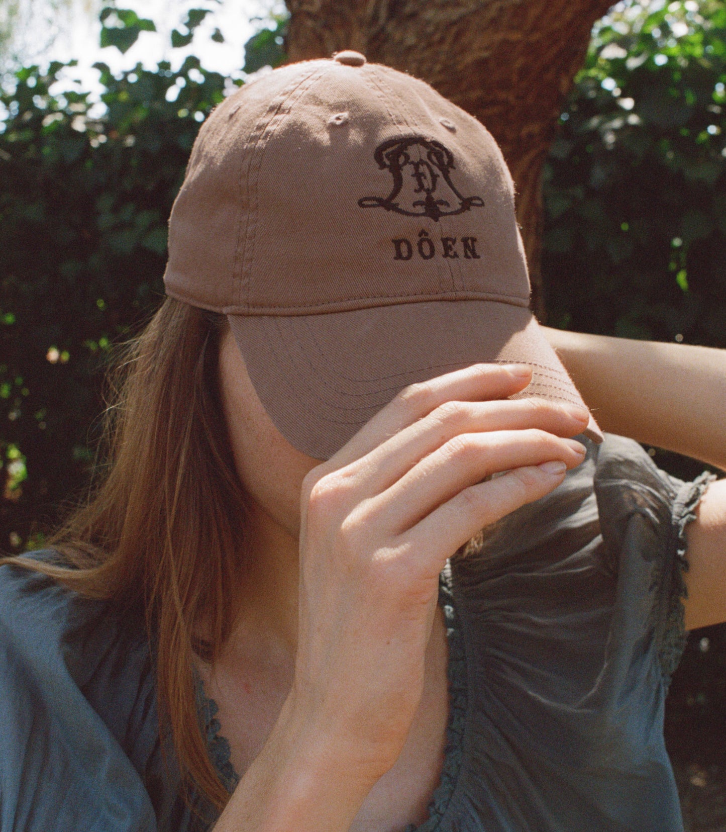 CLARO BASEBALL HAT -- BROWN COTTON