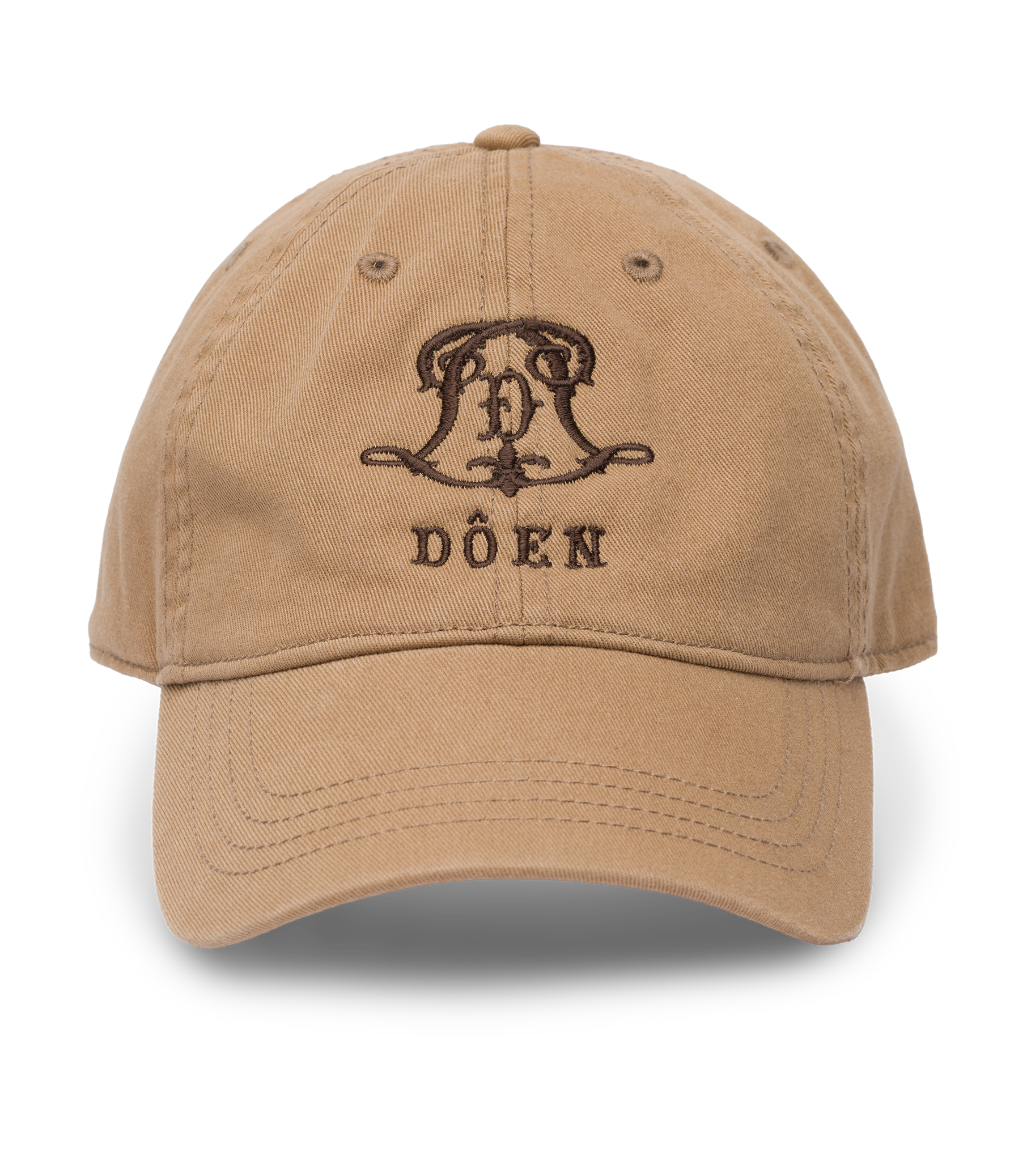 CLARO BASEBALL HAT -- BROWN COTTON view 6
