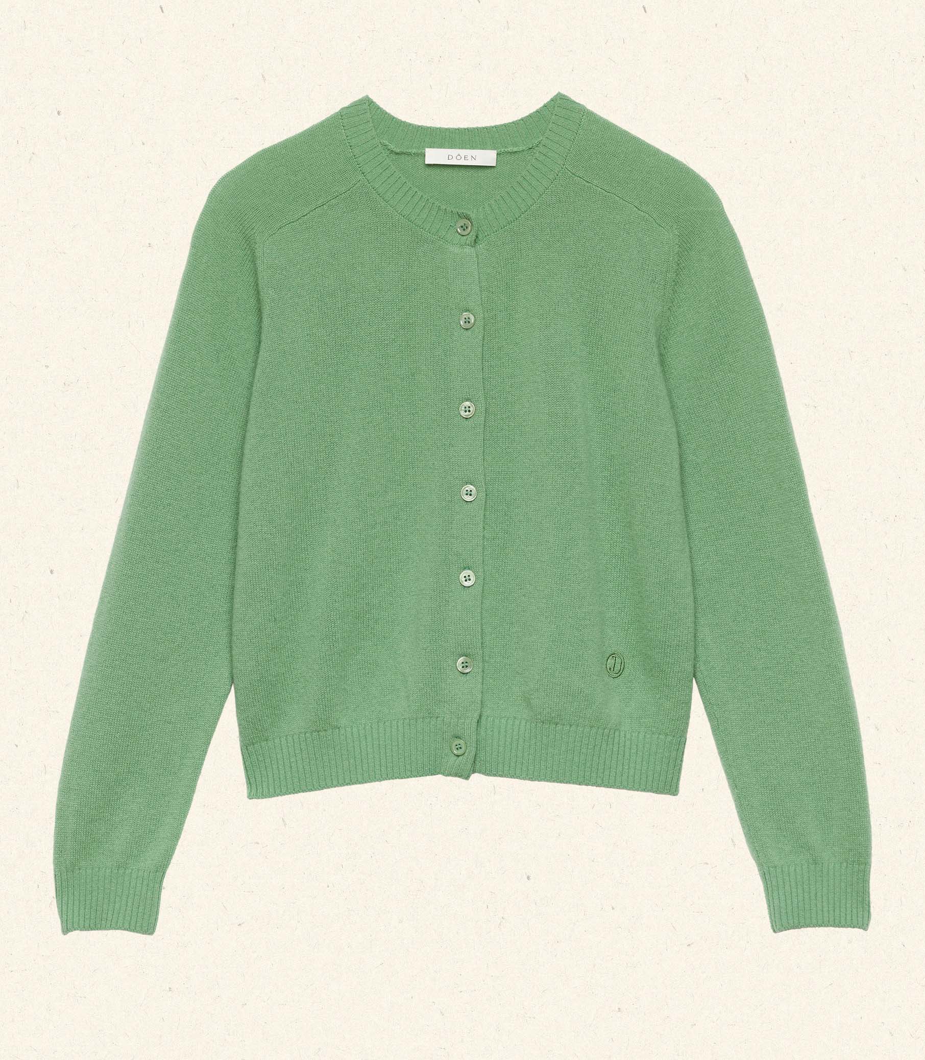 HMD -- CLAUDINE CARDIGAN -- LIGHT KELLY GREEN view 11
