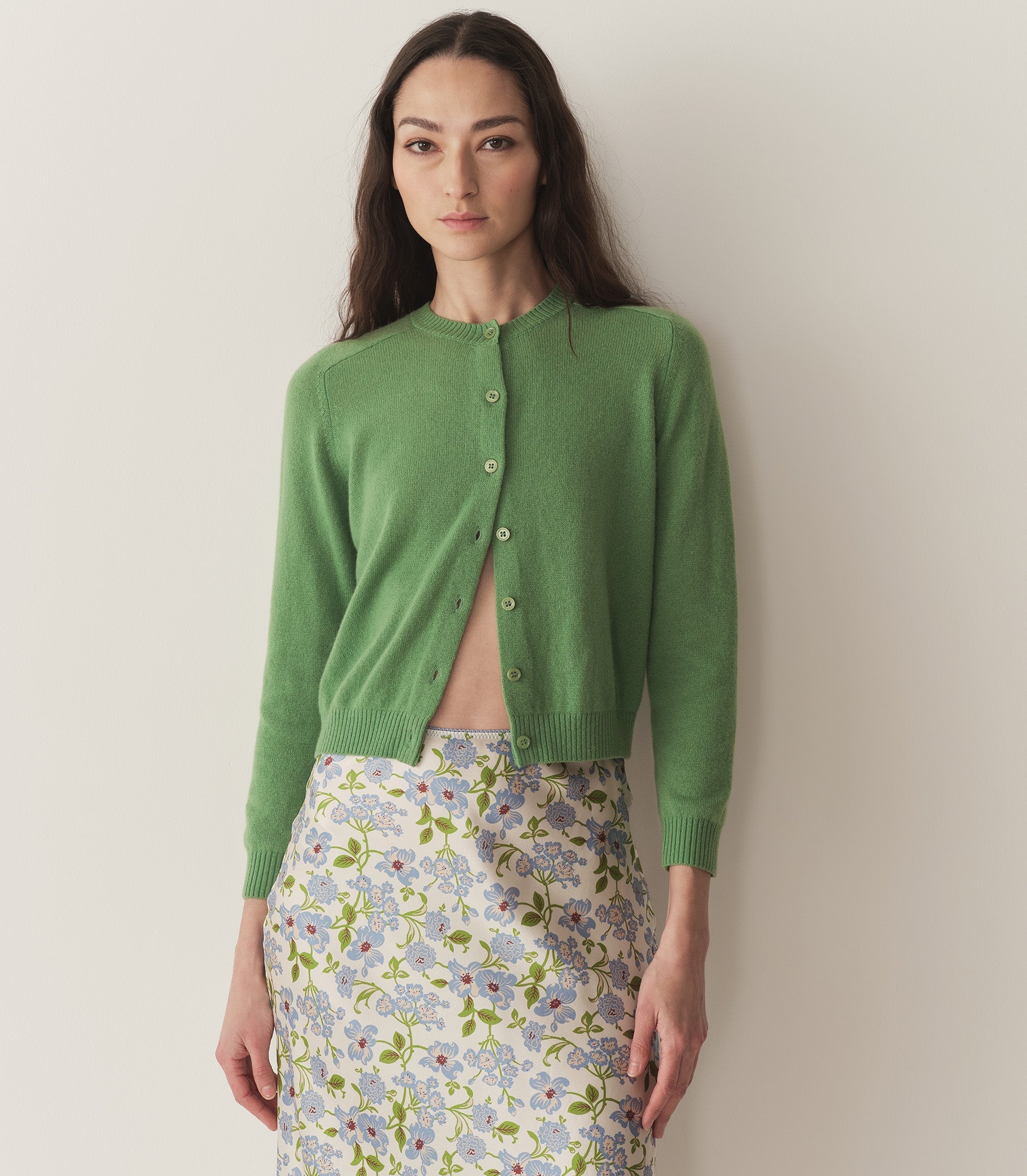 HMD -- CLAUDINE CARDIGAN -- LIGHT KELLY GREEN view 8
