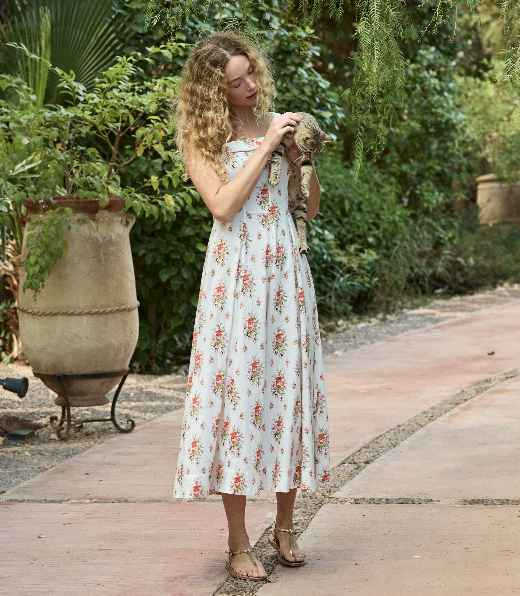 CLEA DRESS -- ROSE PETIT BOUQUET DE CHAMONIX view 3
